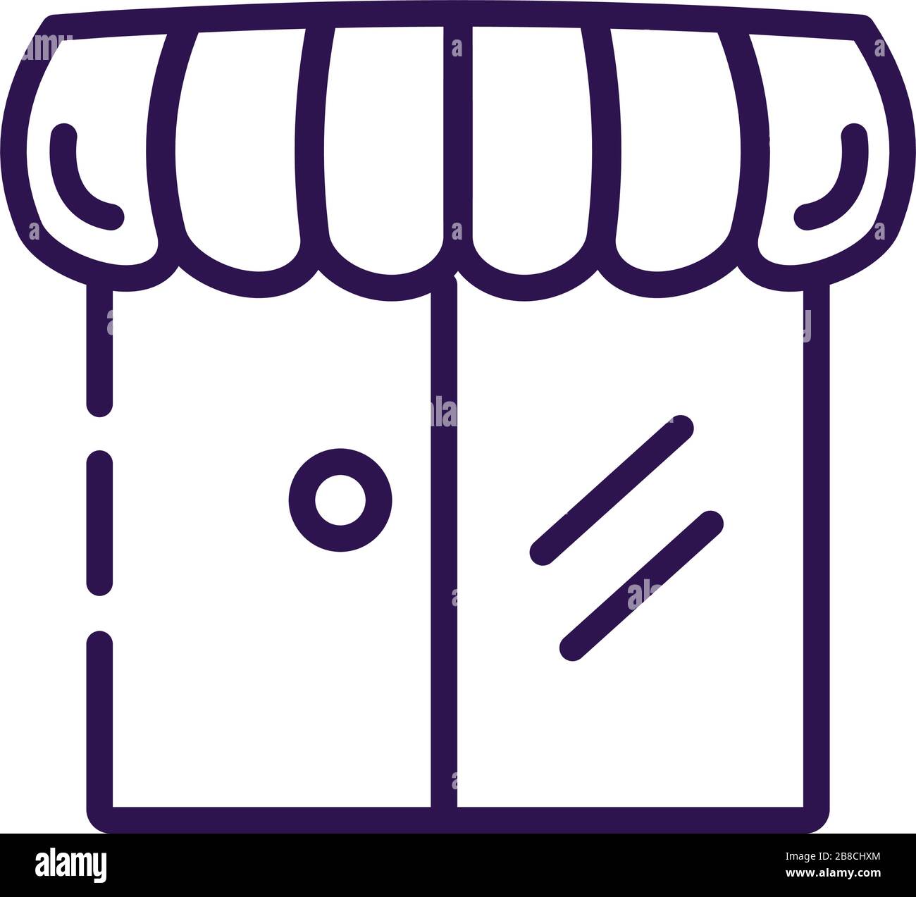 store building facade line style icon Stock Vector Image & Art - Alamy