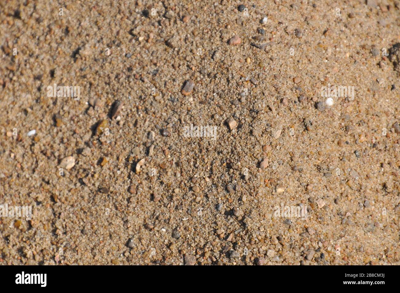 Closeup of sand on the beach Stock Photo