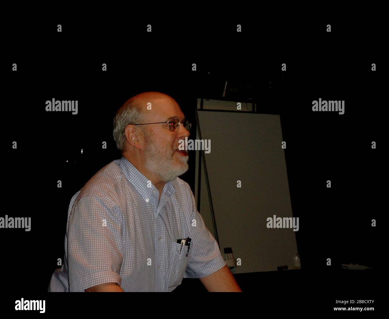 Prof david bordwell tijdens het zomerfilmcollege 2007 te brugge hires