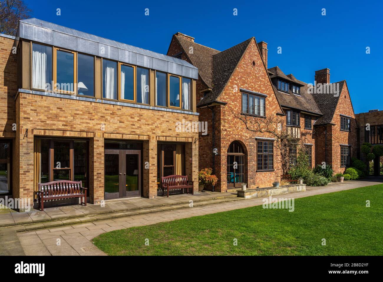 Wolfson College Bredon House, University of Cambridge. Founded 1965 as University College, renamed 1972 to reflect benefactors the Wolfson Foundation. Stock Photo