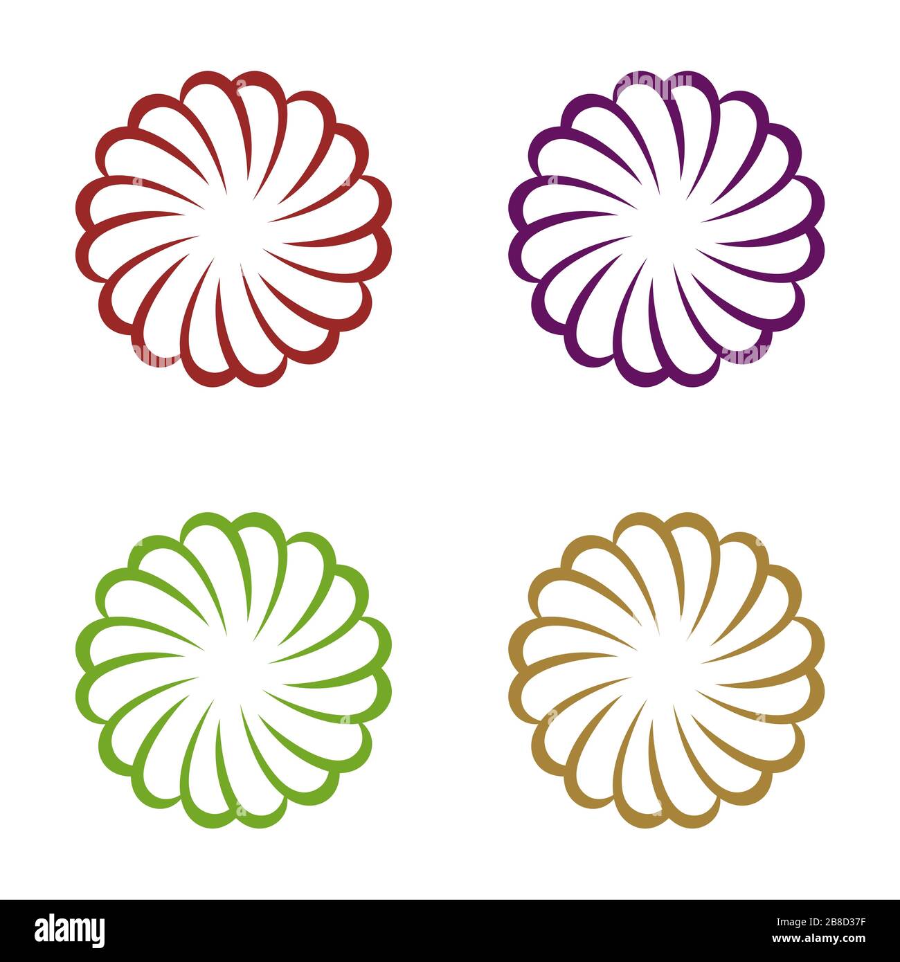 flower ornamental logo template Illustration Design. Vector EPS 10 ...