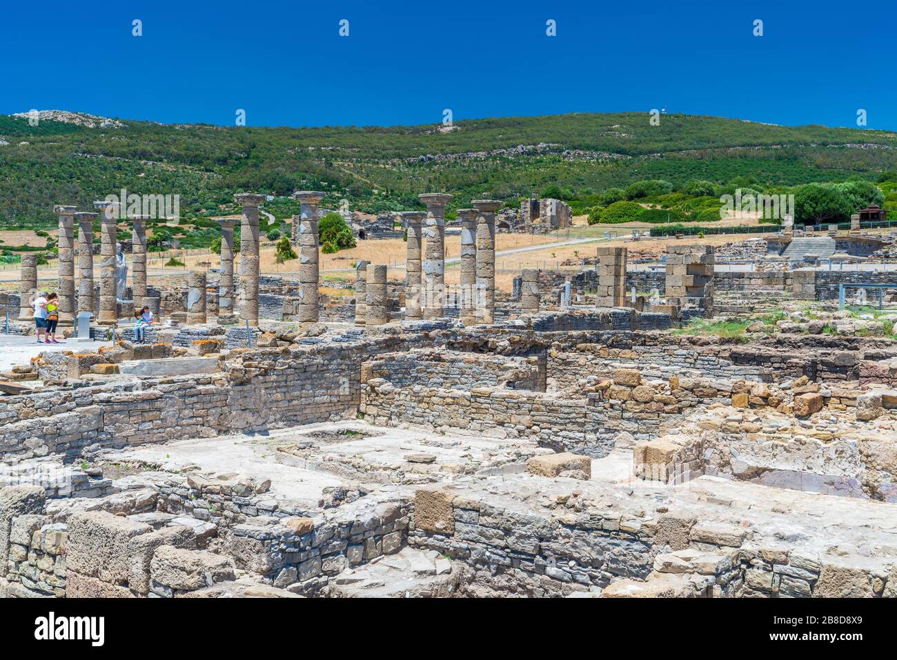 Baelo Claudia, Roman town ruins, Playa de Bolonia, Cadiz Province, Spain, Europe Stock Photo