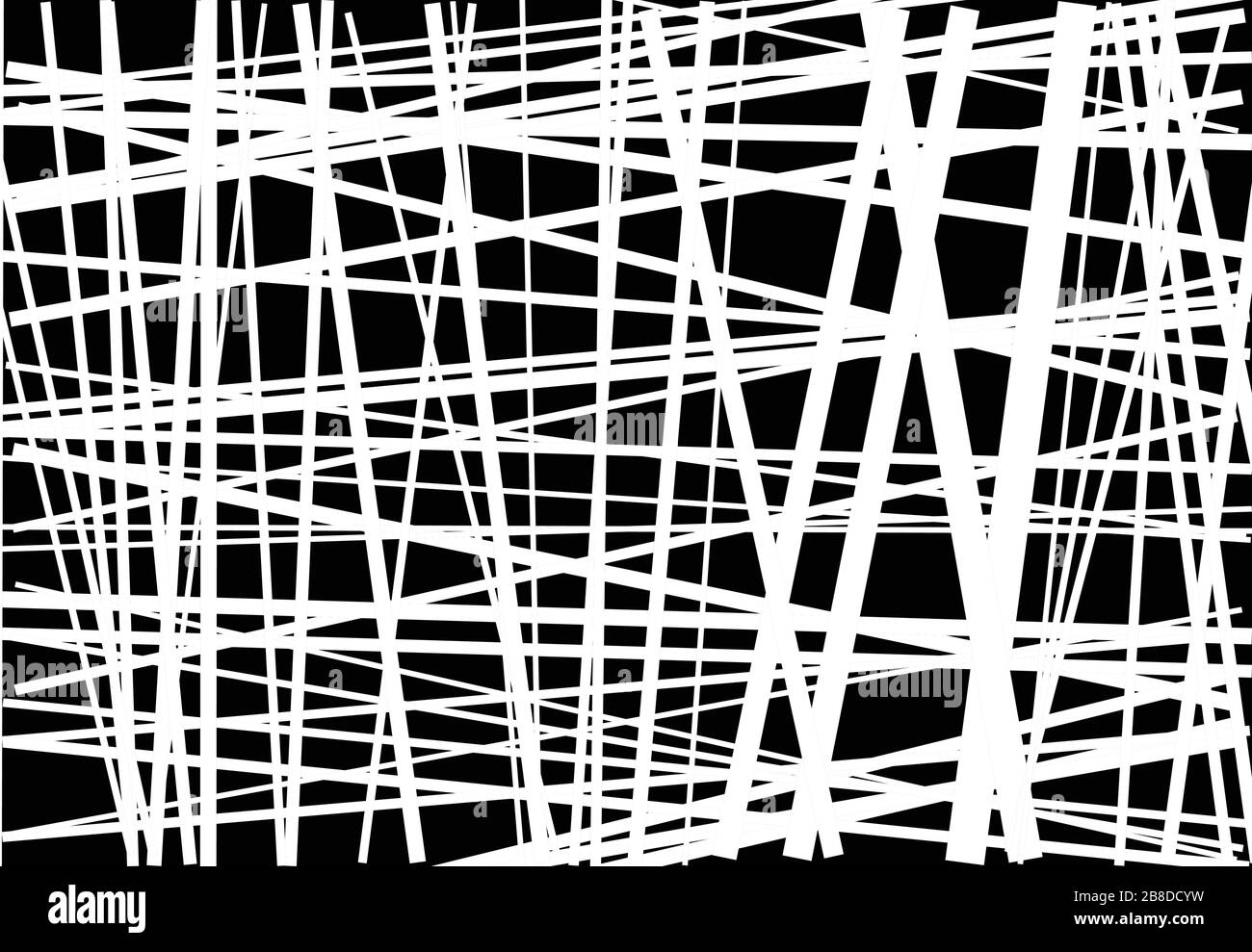 Strange Line Pattern Abstract geometric art with random, chaotic, dynamic lines. Straight ...