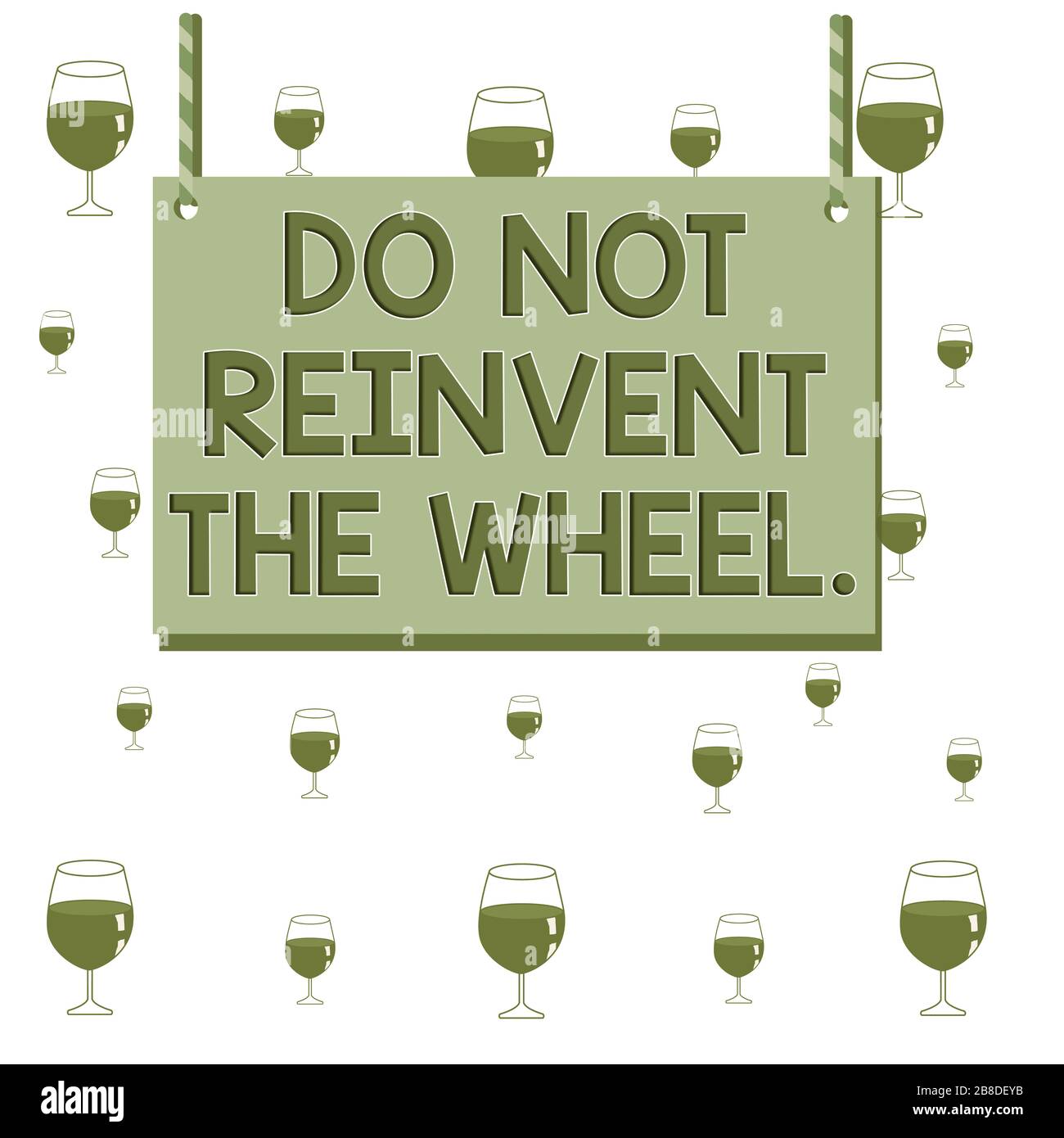 Reinvent Sign Wheel showing method Cut Out Stock Images & Pictures - Alamy