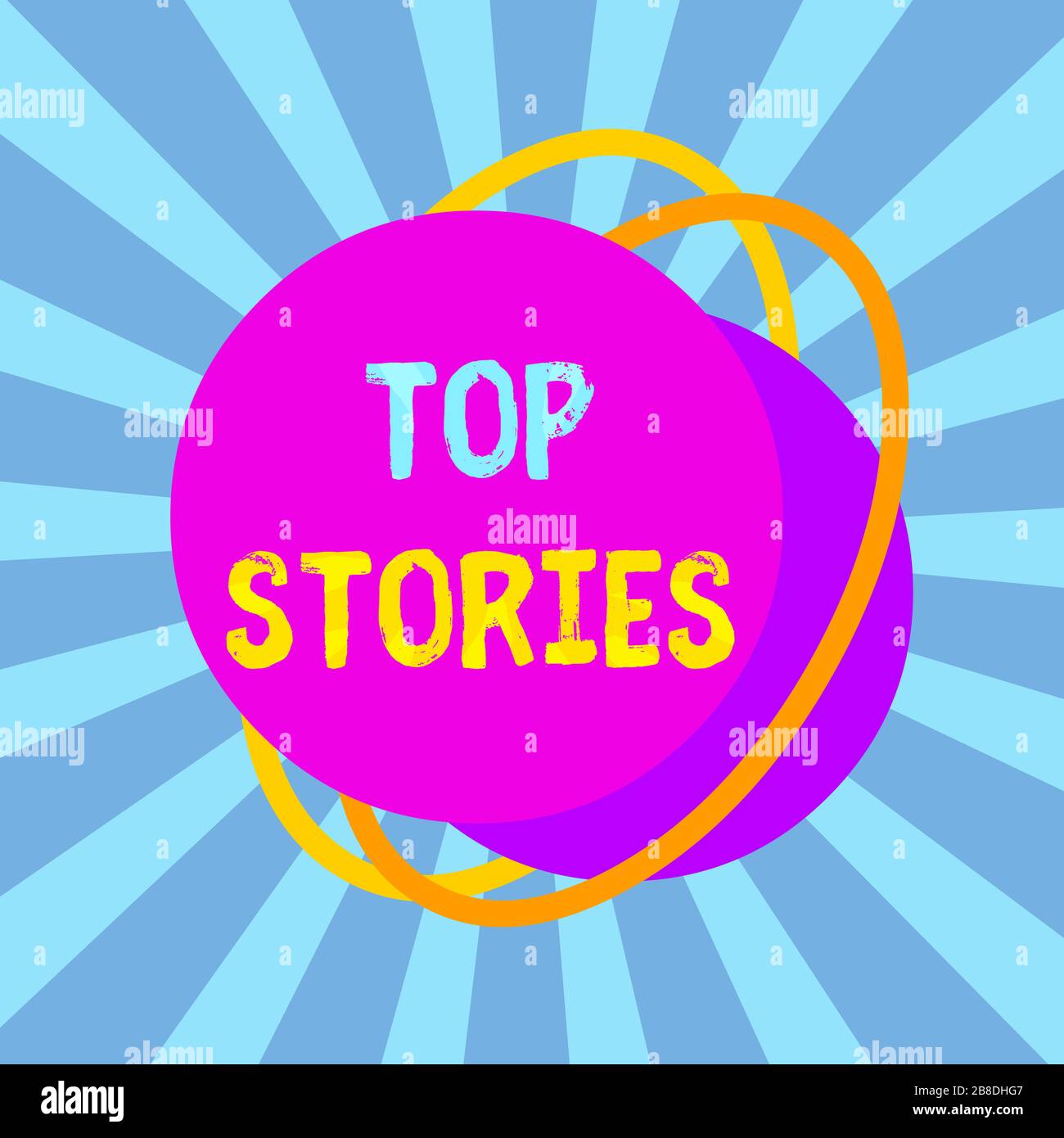 Text Sign Showing Top Stories Business Photo Text A Major Story