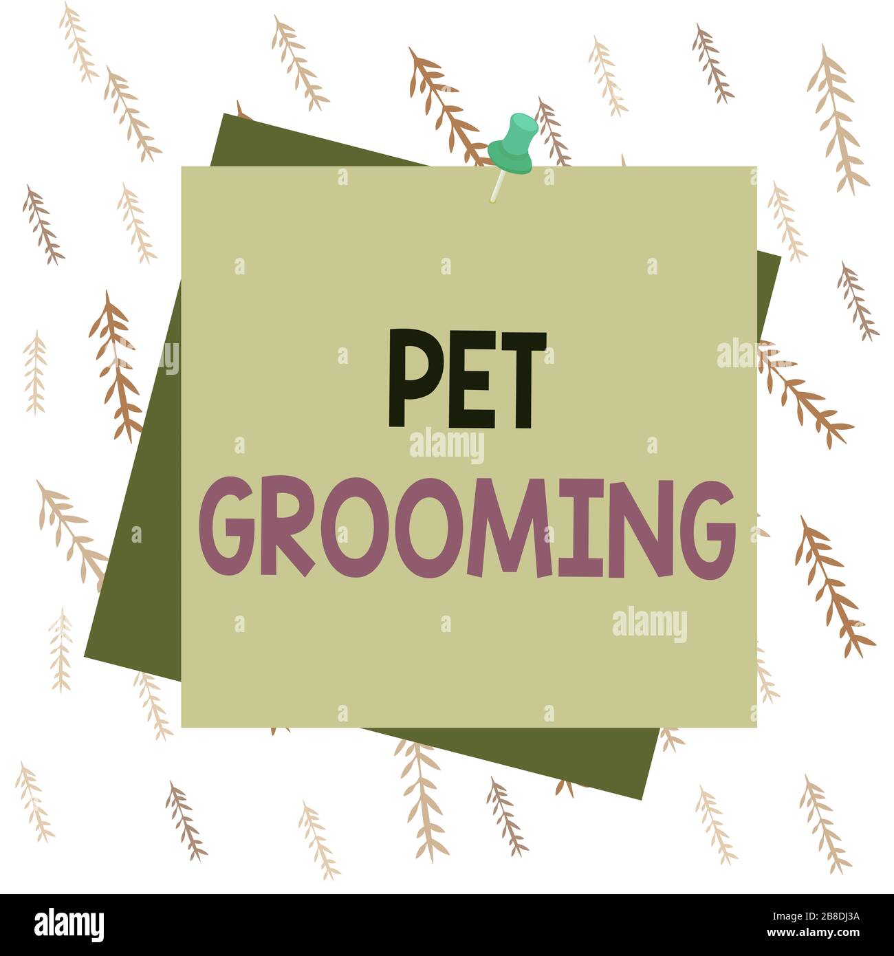 Handwriting text writing Pet Grooming. Conceptual photo hygienic care ...