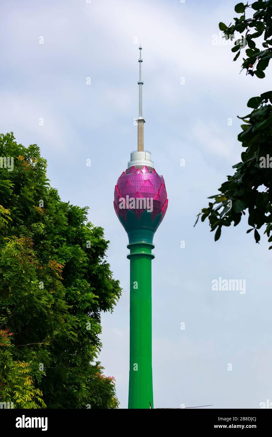 Sri Lanka, Colombo - December 31 2019 - The Lotus Tower in Colombo ...
