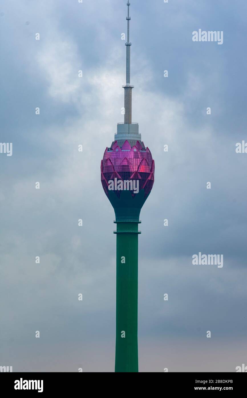 Sri Lanka, Colombo - December 31 2019 - Lotus Tower Stock Photo - Alamy