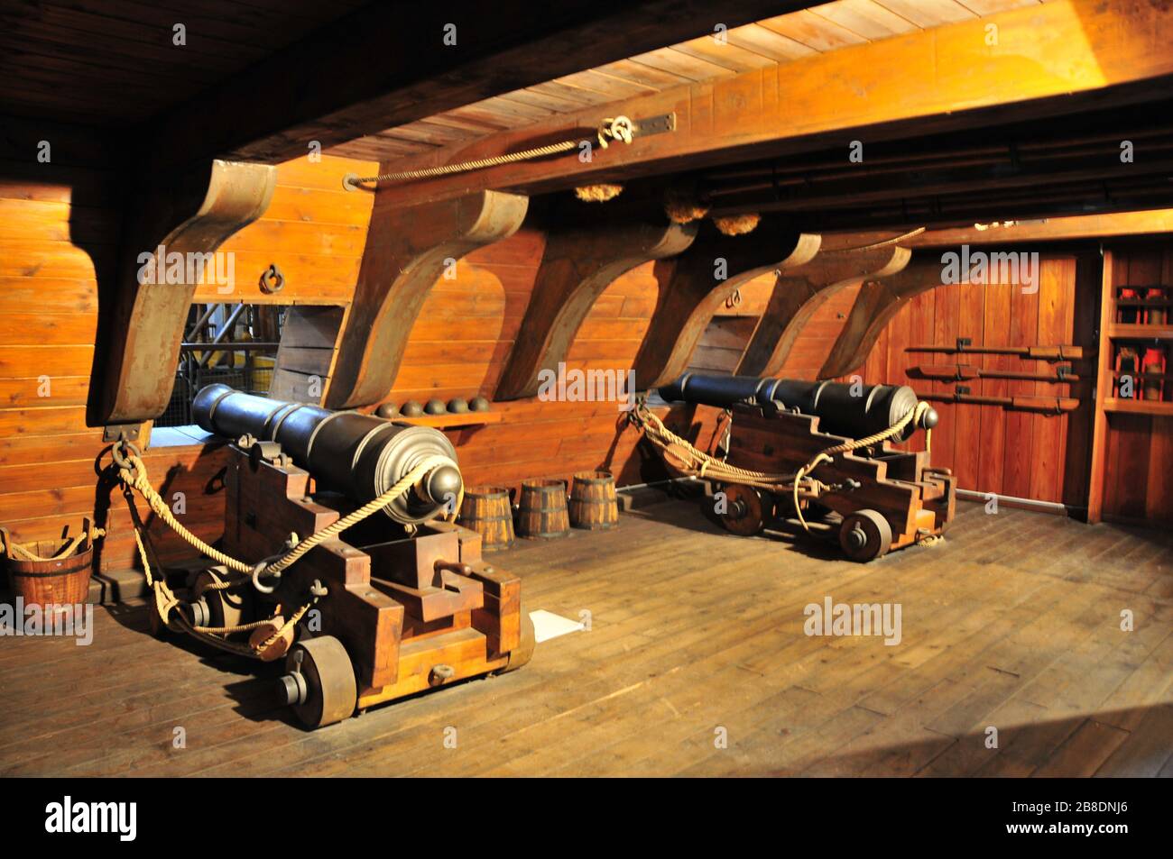 Particular of old cannons Stock Photo