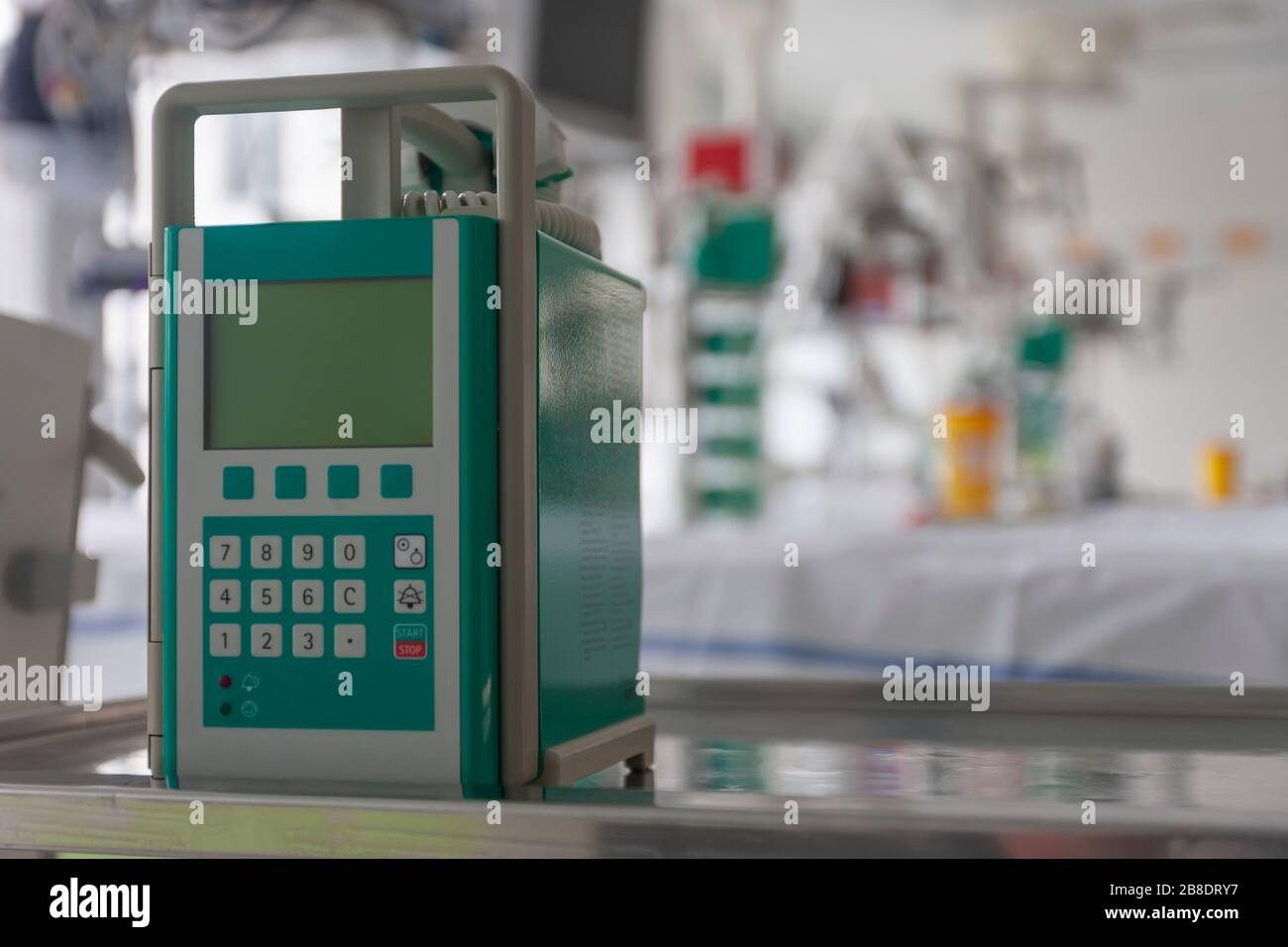 Volumetric infusion pump for using in intensive care in icu in hospital