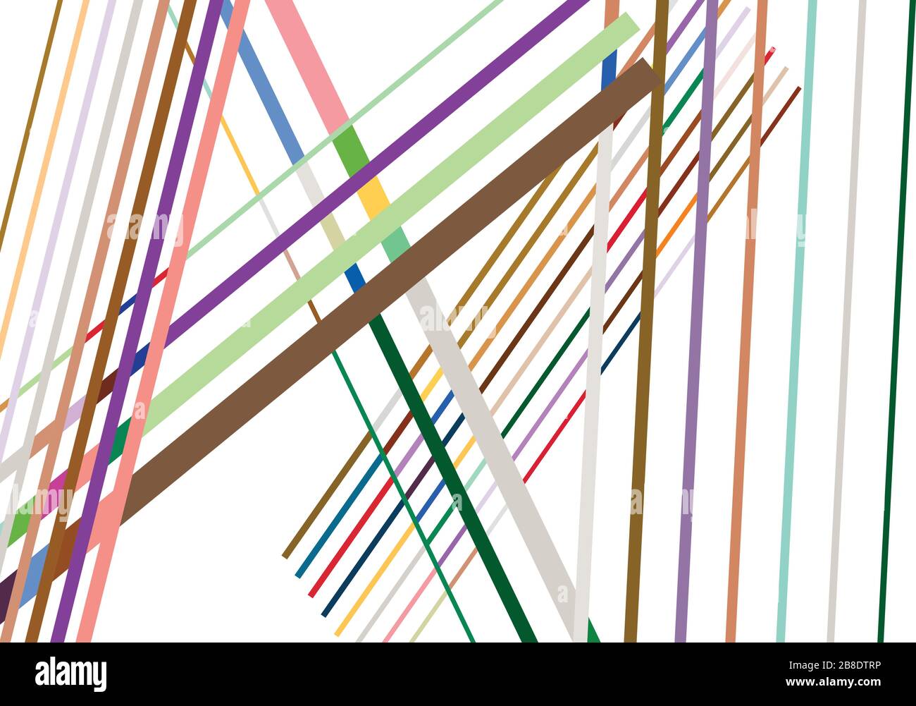 Vivid / Vibrant Colorful Abstract geometric art with random, chaotic ...