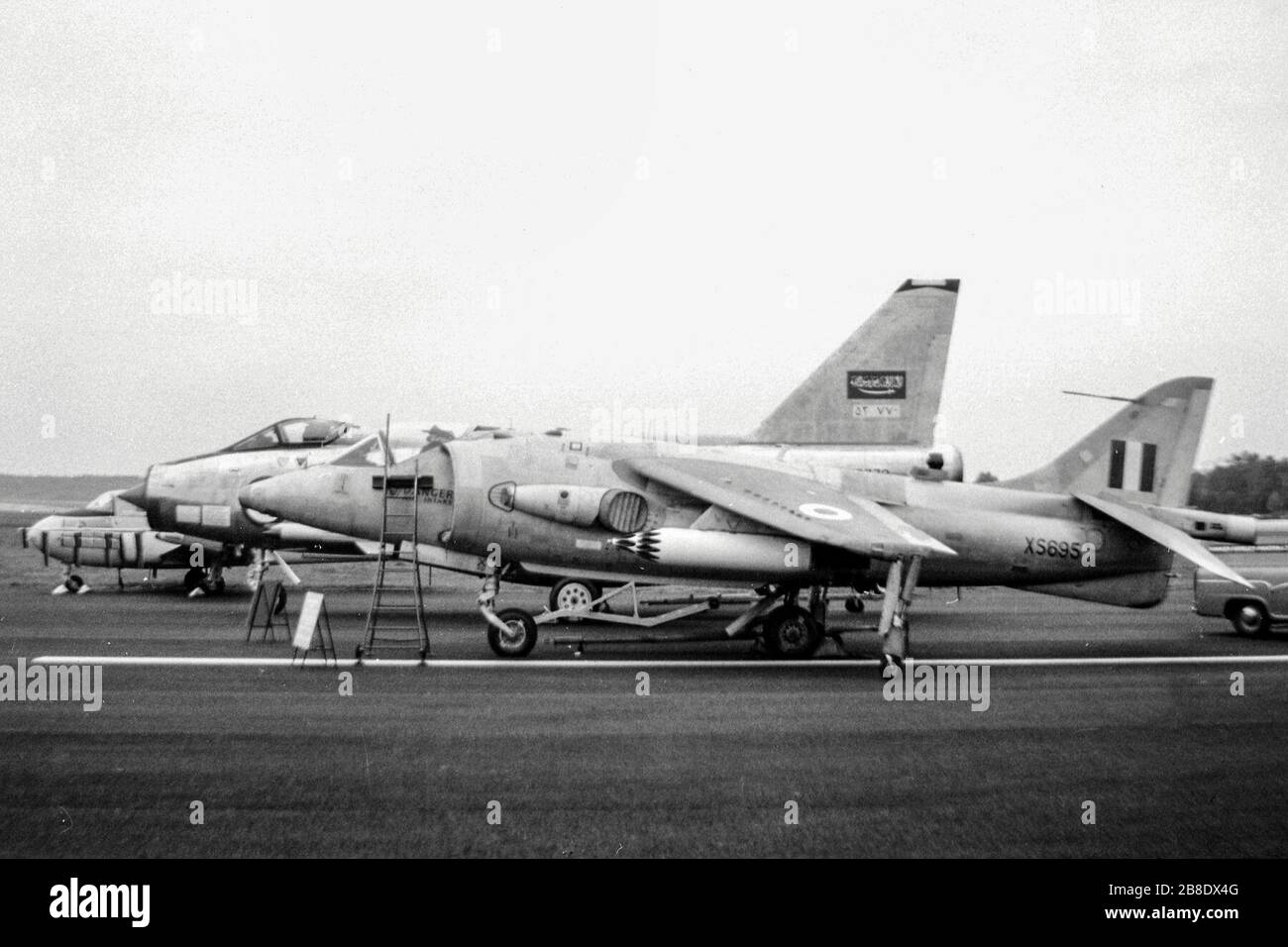A HAWKER SIDDELEY KESTREL FGA1 at Farnborough Air Show in 1966 Stock Photo