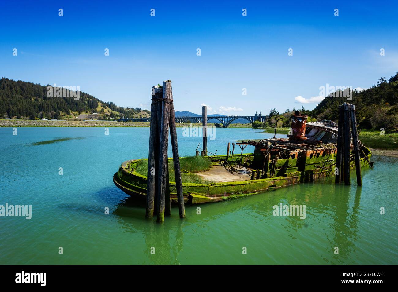 Mary D. Hume steamer sank boat, Rogue River Port of Gold Beach, Oregon