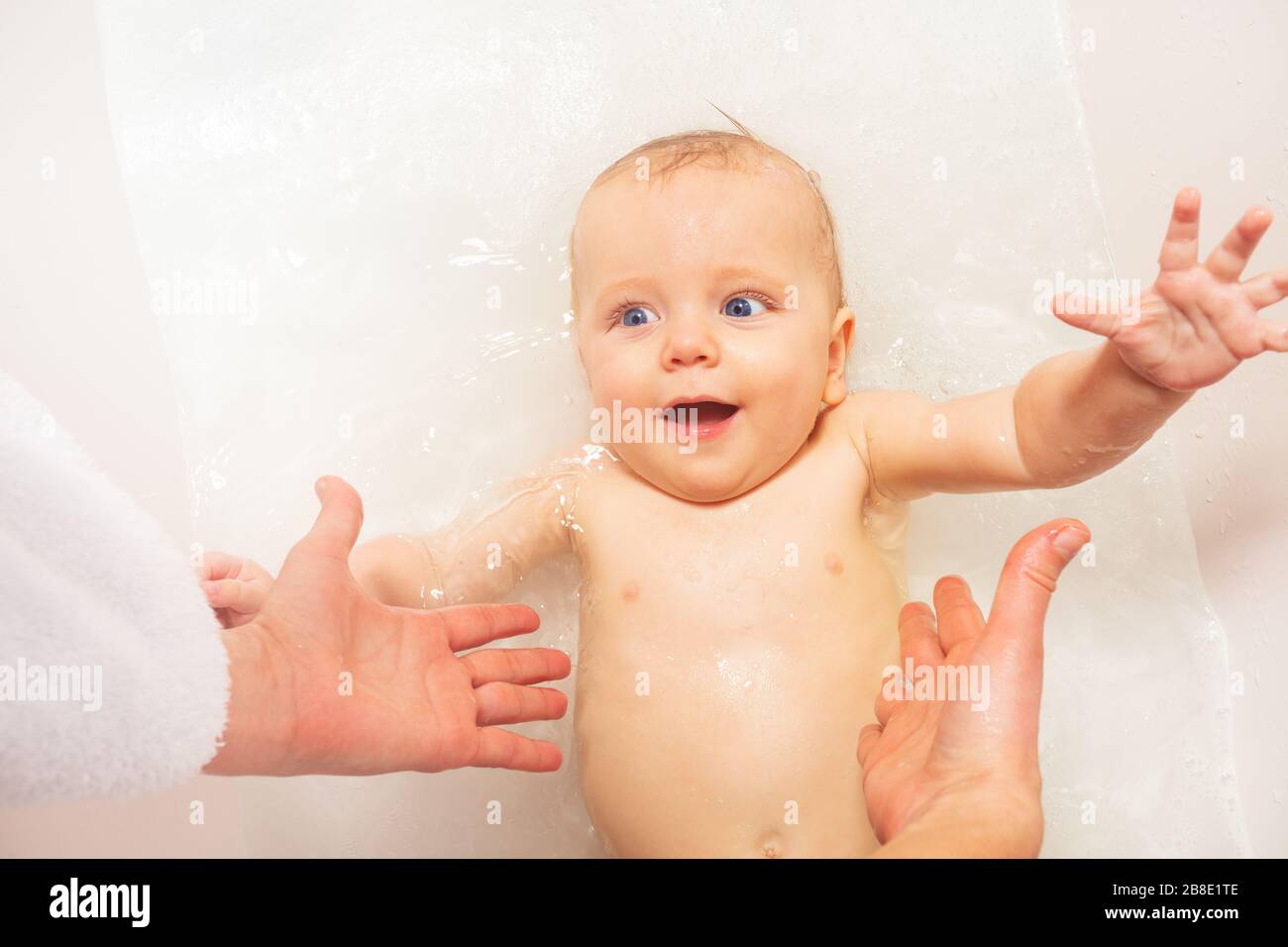 Children taking bath in bathtub hires stock photography and images Alamy