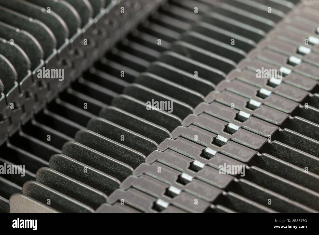 Cooling device of a computer processor. Stock Photo