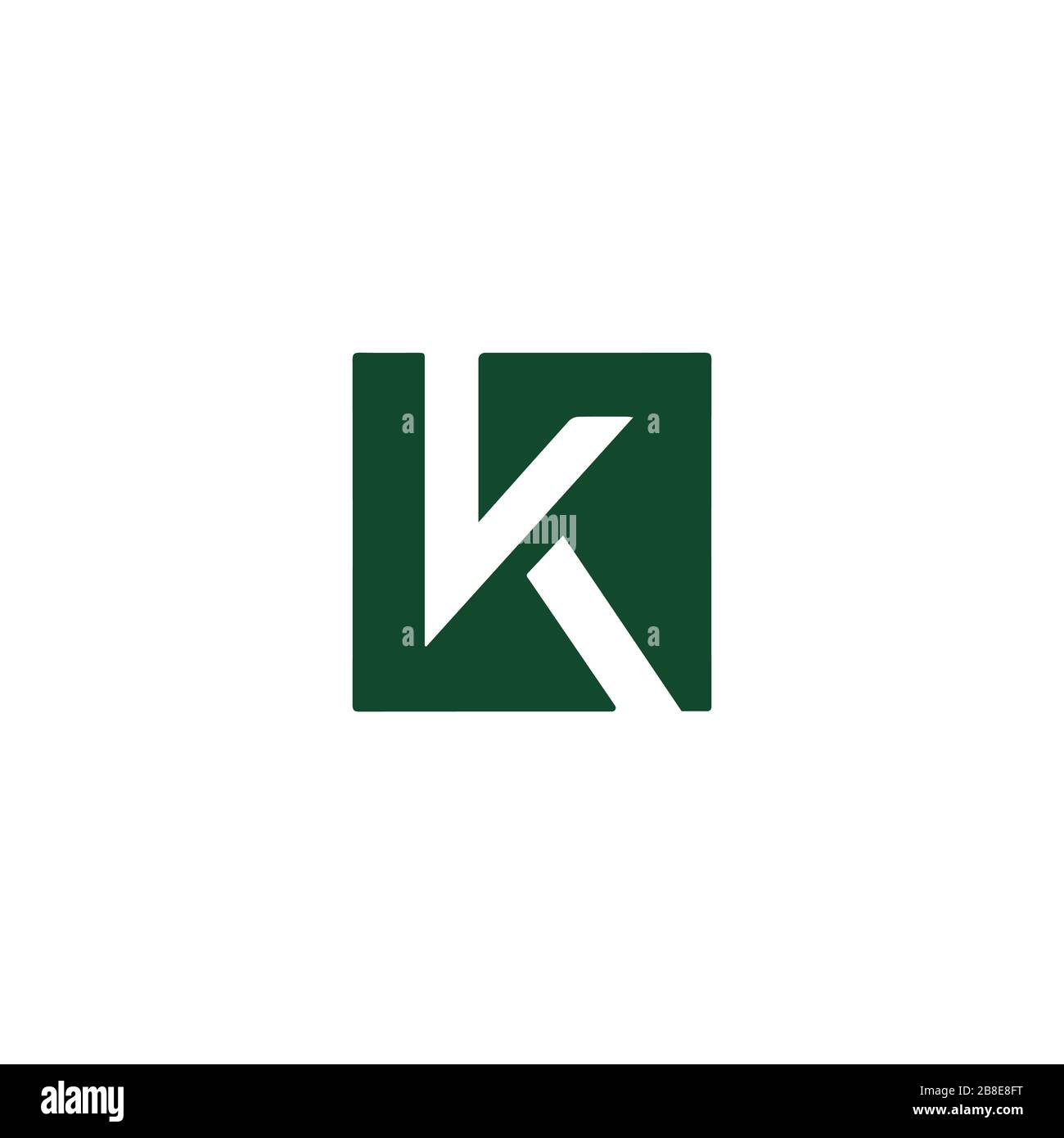 Initial letter k logo design template Stock Vector Image & Art - Alamy