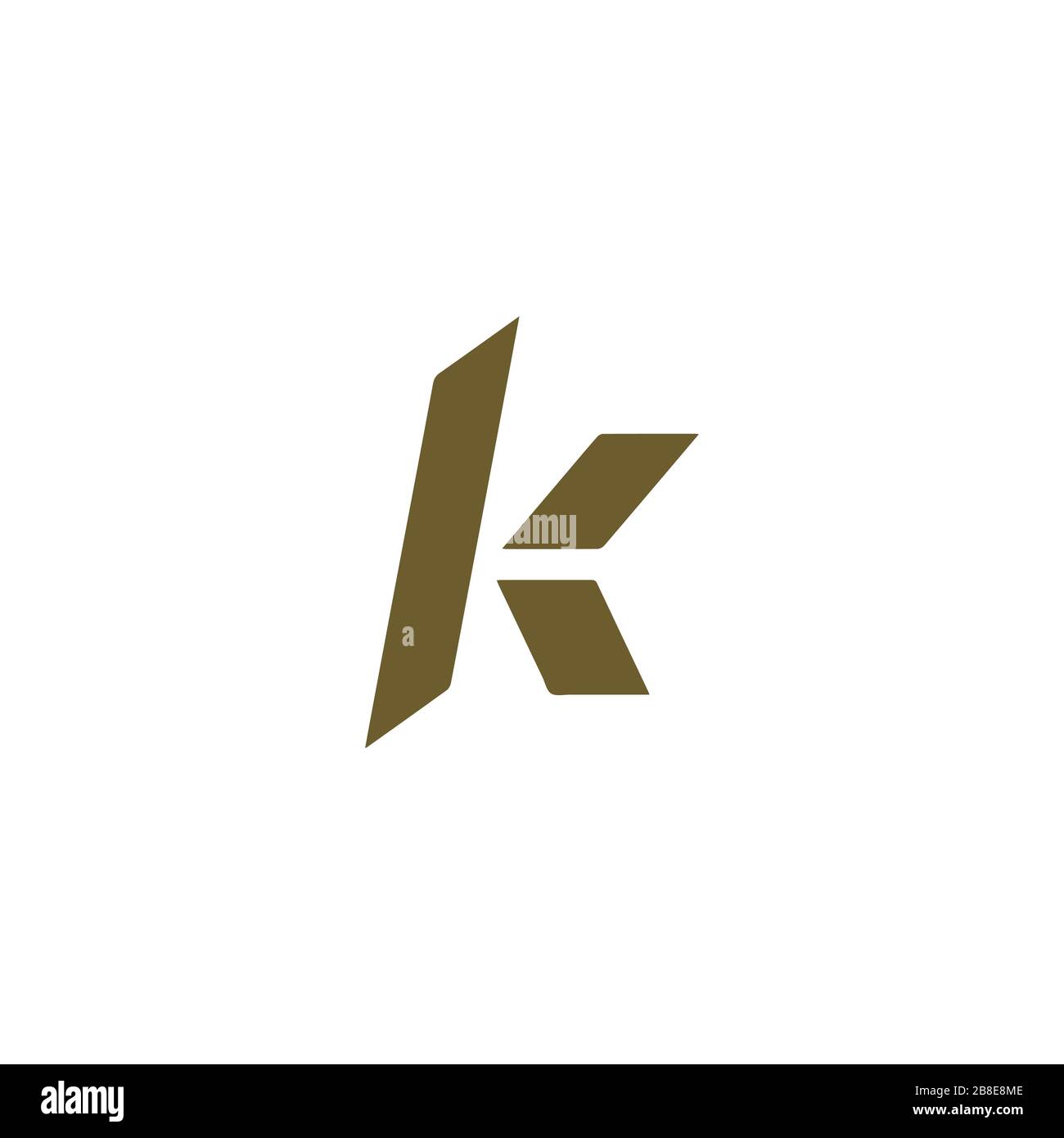 Initial letter k logo design template Stock Vector Image & Art - Alamy