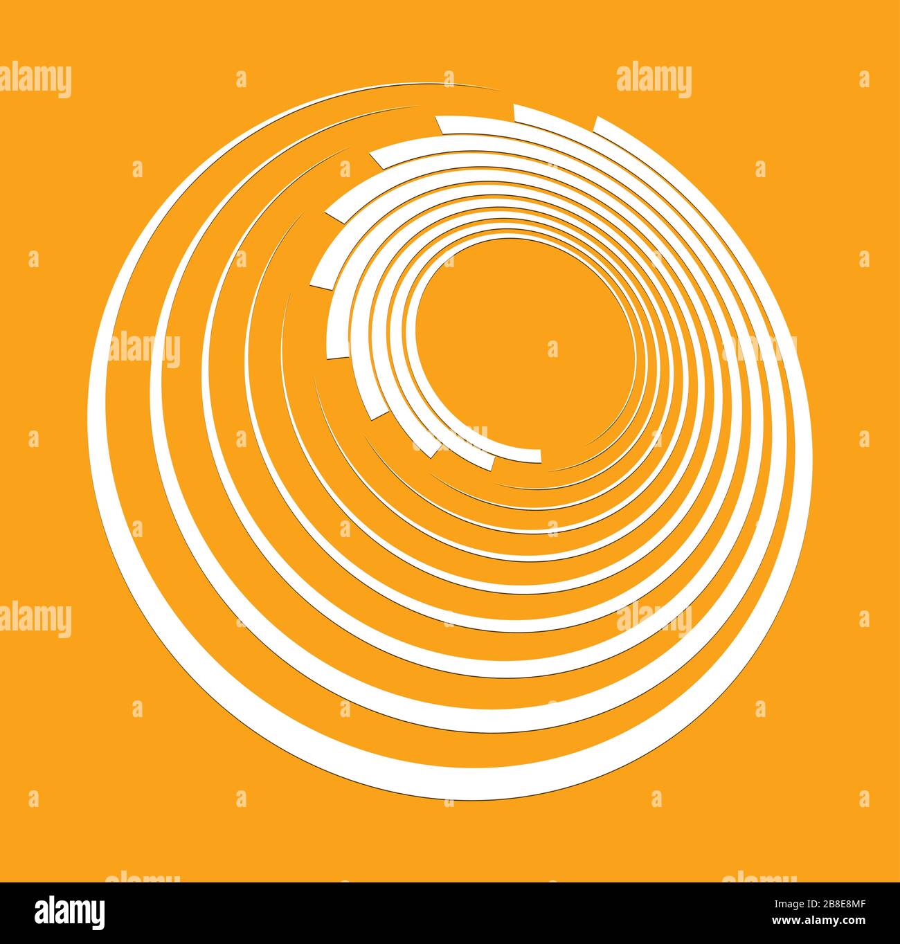 white helical, spiraling, curl and curly shape. spiral, twirl, swirl