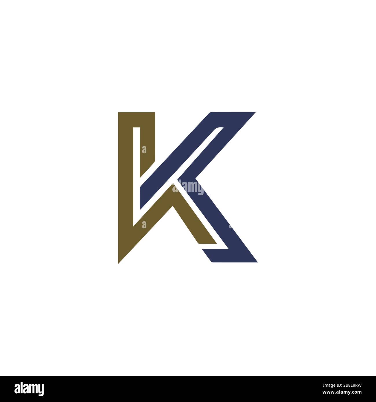 Initial letter k logo design template Stock Vector Image & Art - Alamy