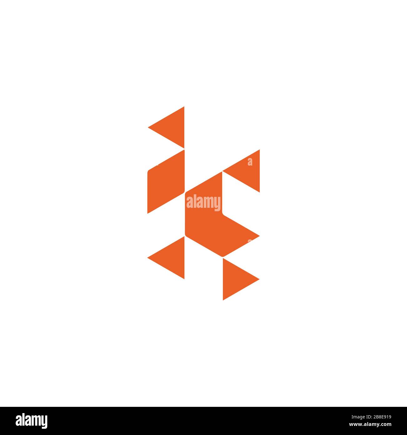 Initial letter k logo design template Stock Vector Image & Art - Alamy