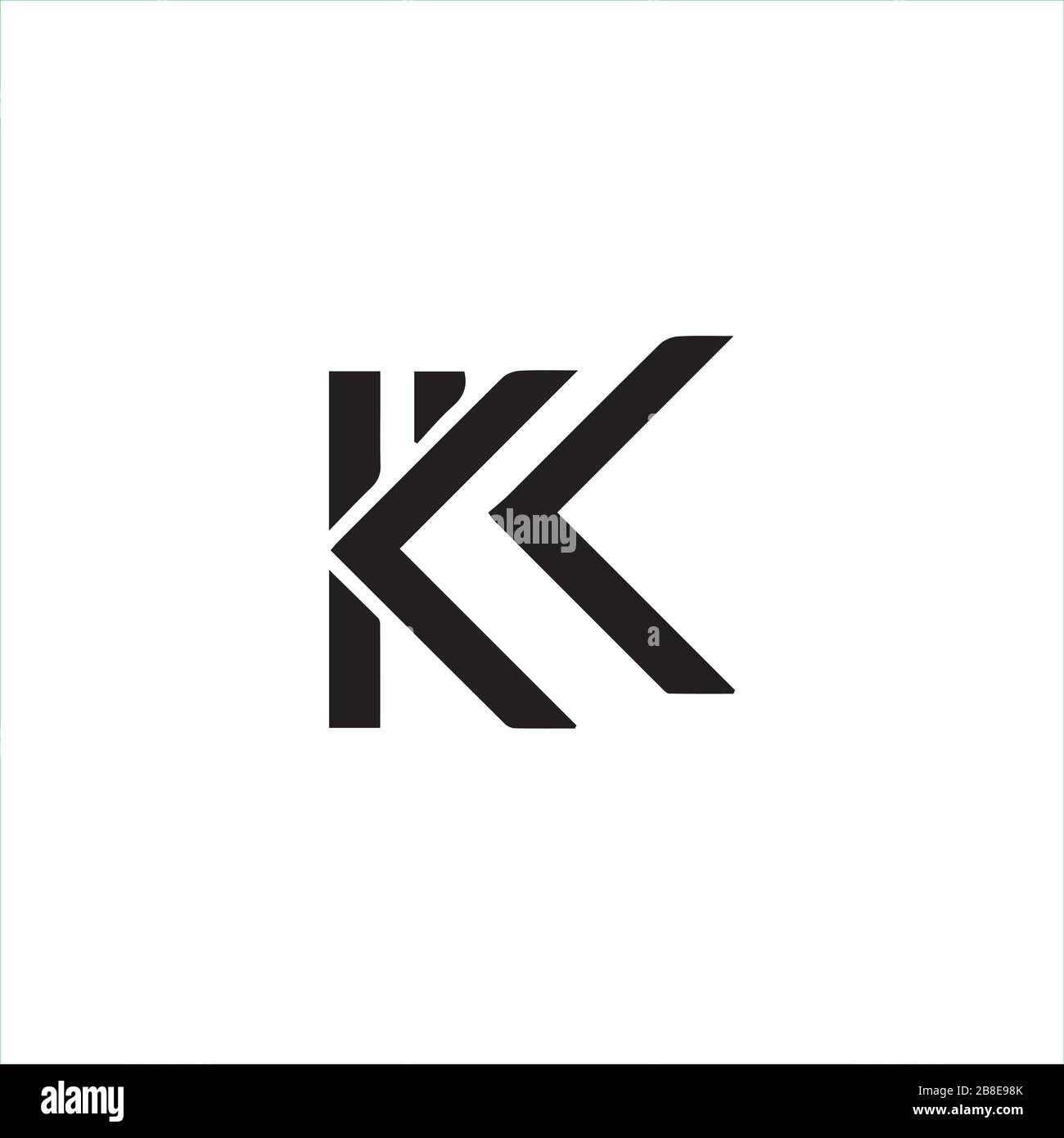 Initial letter k logo design template Stock Vector Image & Art - Alamy