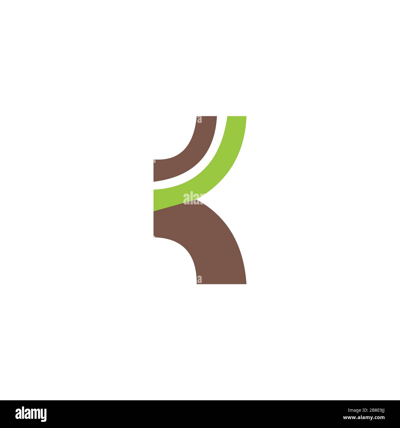 Initial letter k logo design template Stock Vector Image & Art - Alamy