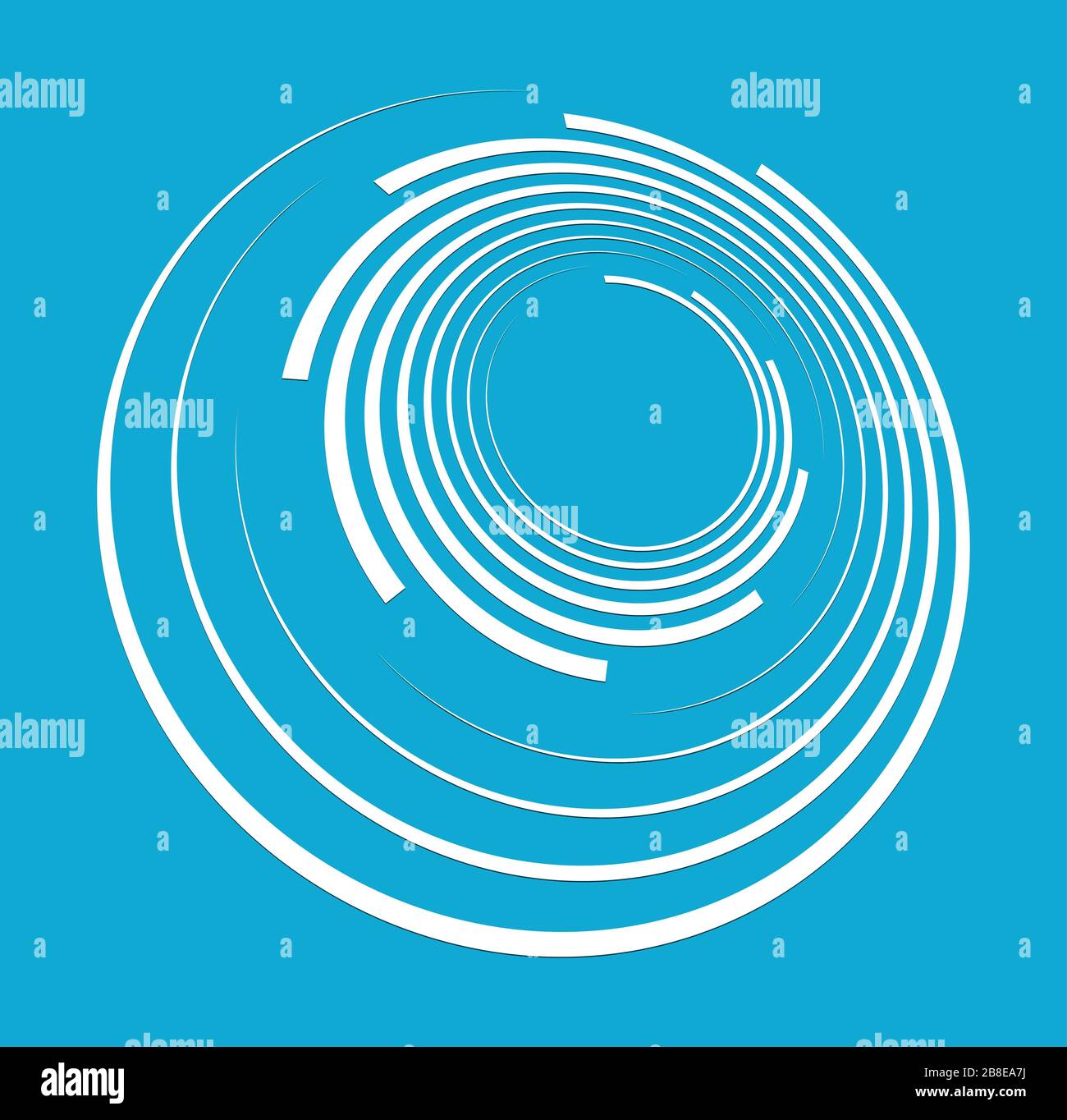 white helical, spiraling, curl and curly shape. spiral, twirl, swirl
