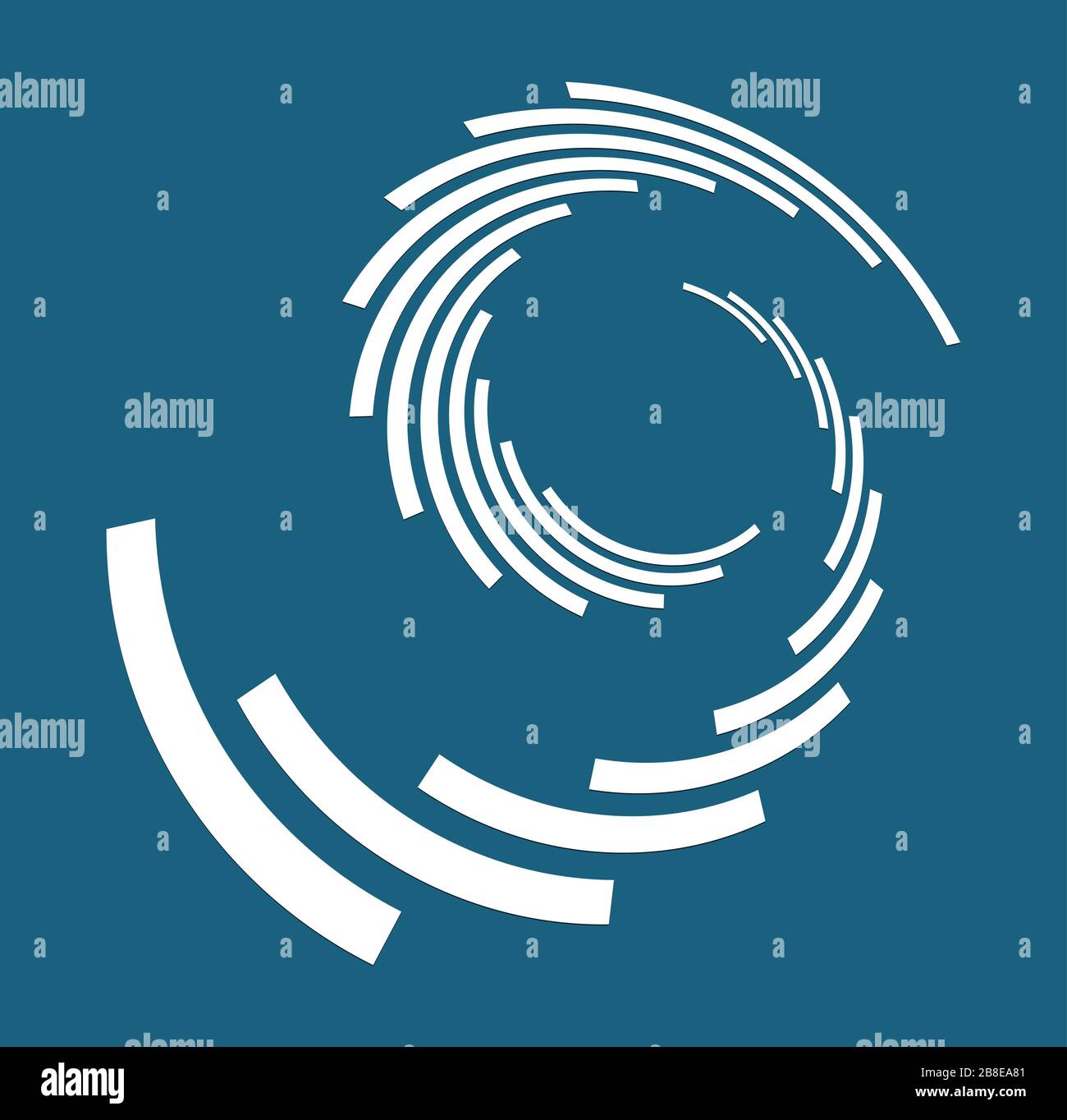 white helical, spiraling, curl and curly shape. spiral, twirl, swirl