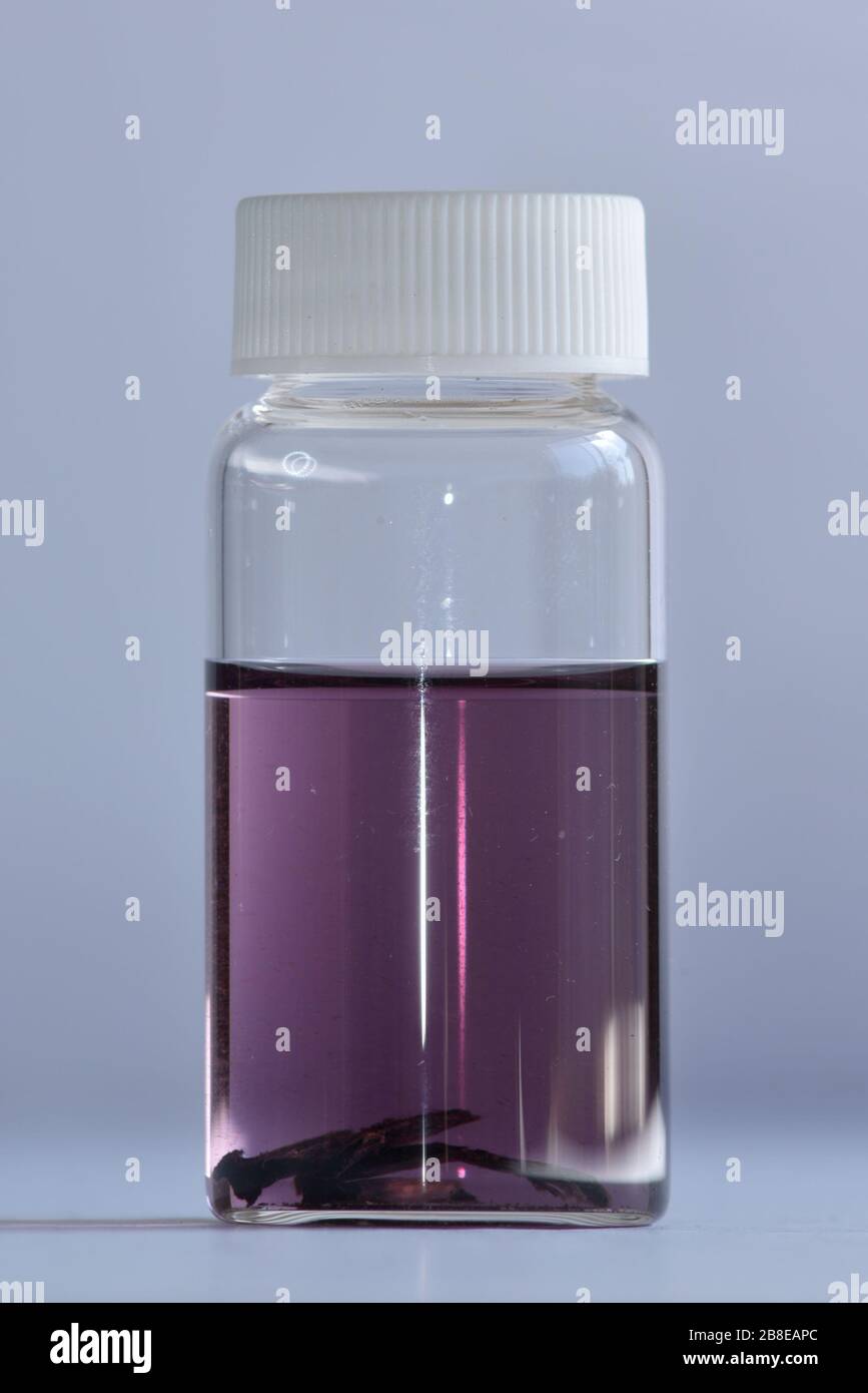 Colour of methanol extracted slivers of Endangered Dalbergia tree ...