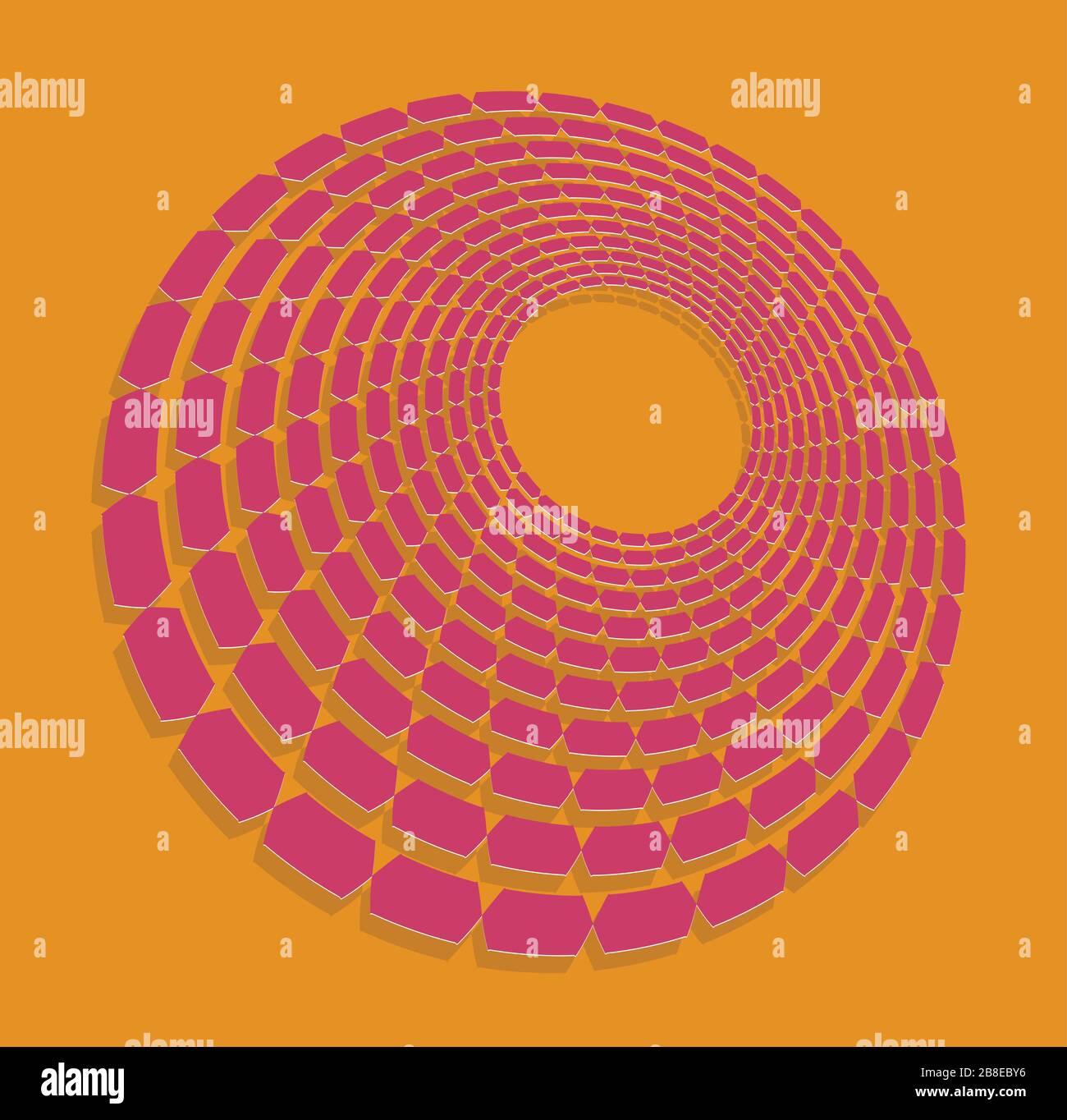 duotone curly, coil, gyration volute shape. twine vortex rotating in ...