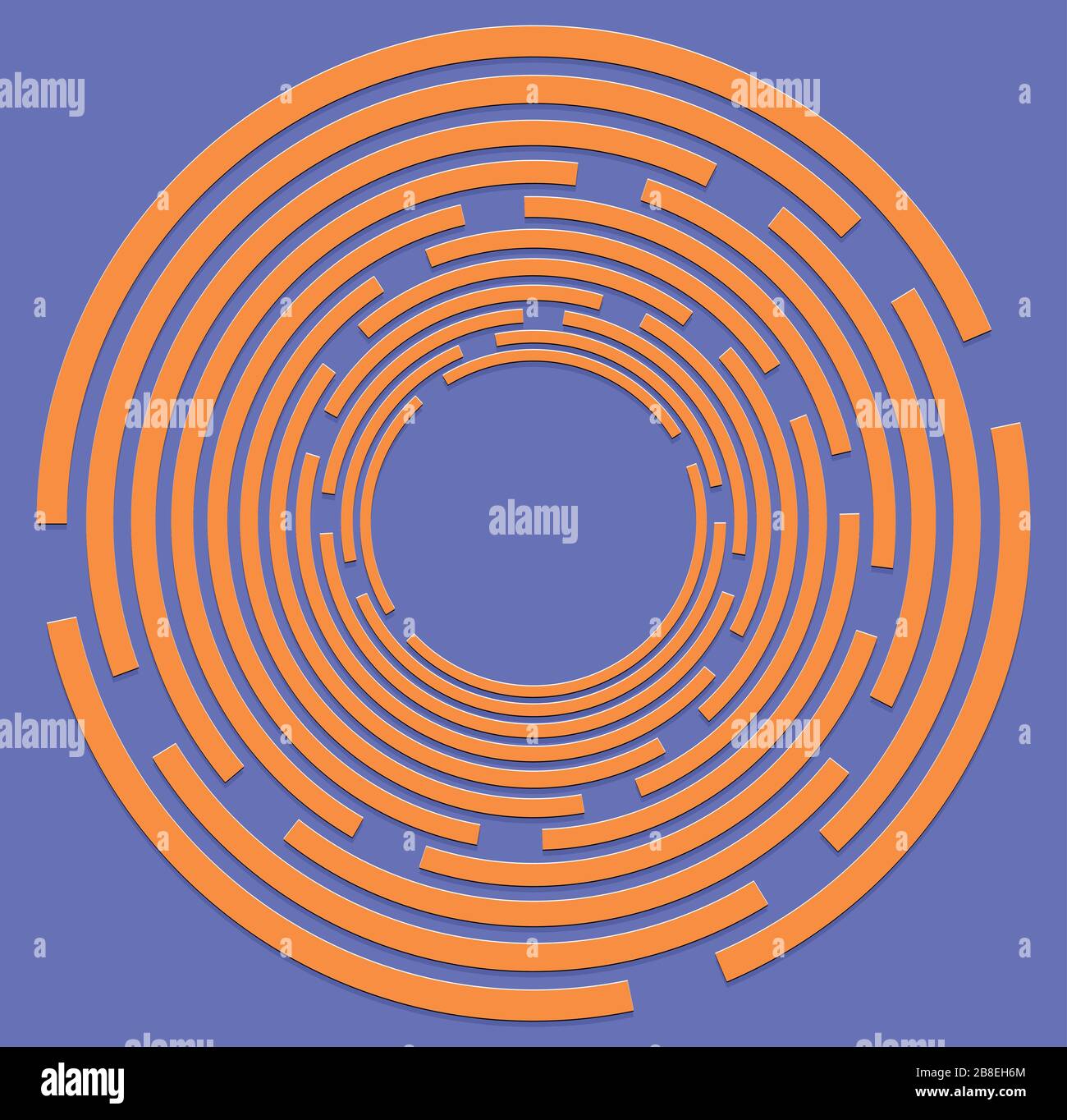 duotone curly, coil, gyration volute shape. twine vortex rotating in ...