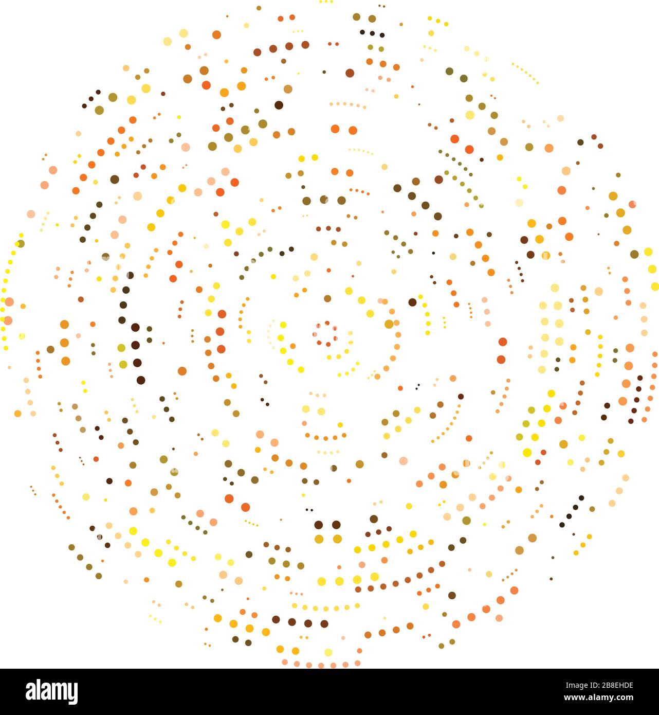 Random Dots Element Random dots, circles abstract. Speckles, dotted radial, radiating ...