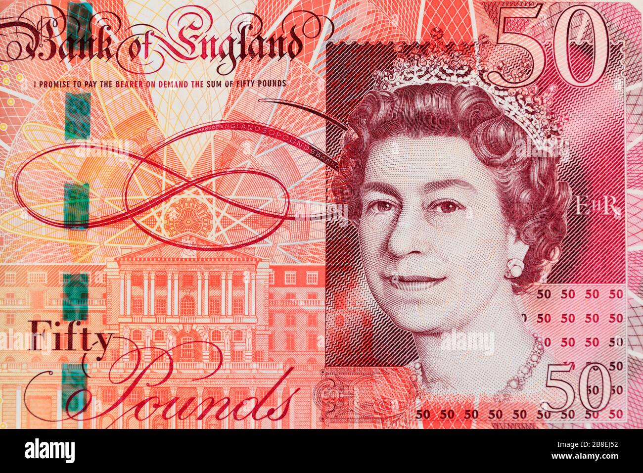 Bank of England 50 Pound note Stock Photo