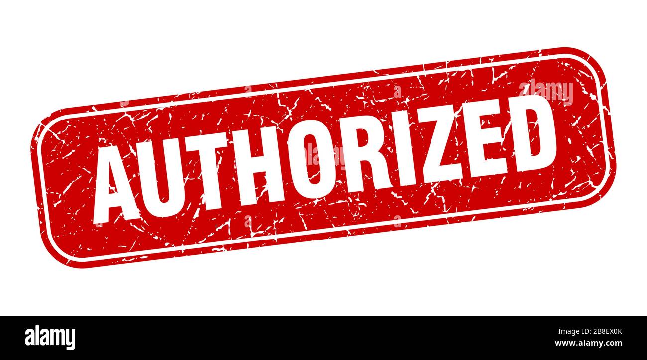 authorized stamp authorized square grungy red sign Stock Vector Image authorized stamp authorized square grungy red sign Stock Vector Image