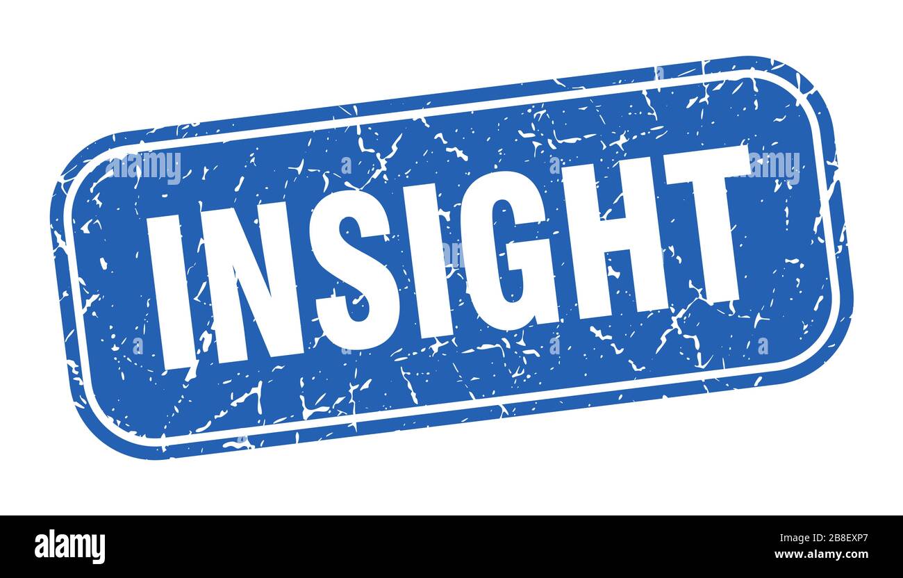 insight stamp. insight square grungy blue sign Stock Vector Image & Art ...