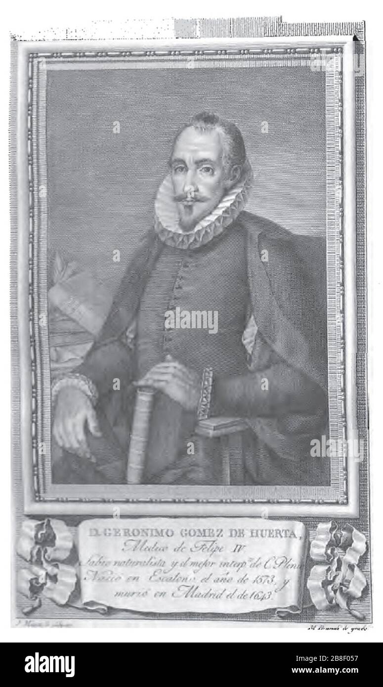 Gerónimo Gomez de Huerta Stock Photo Alamy