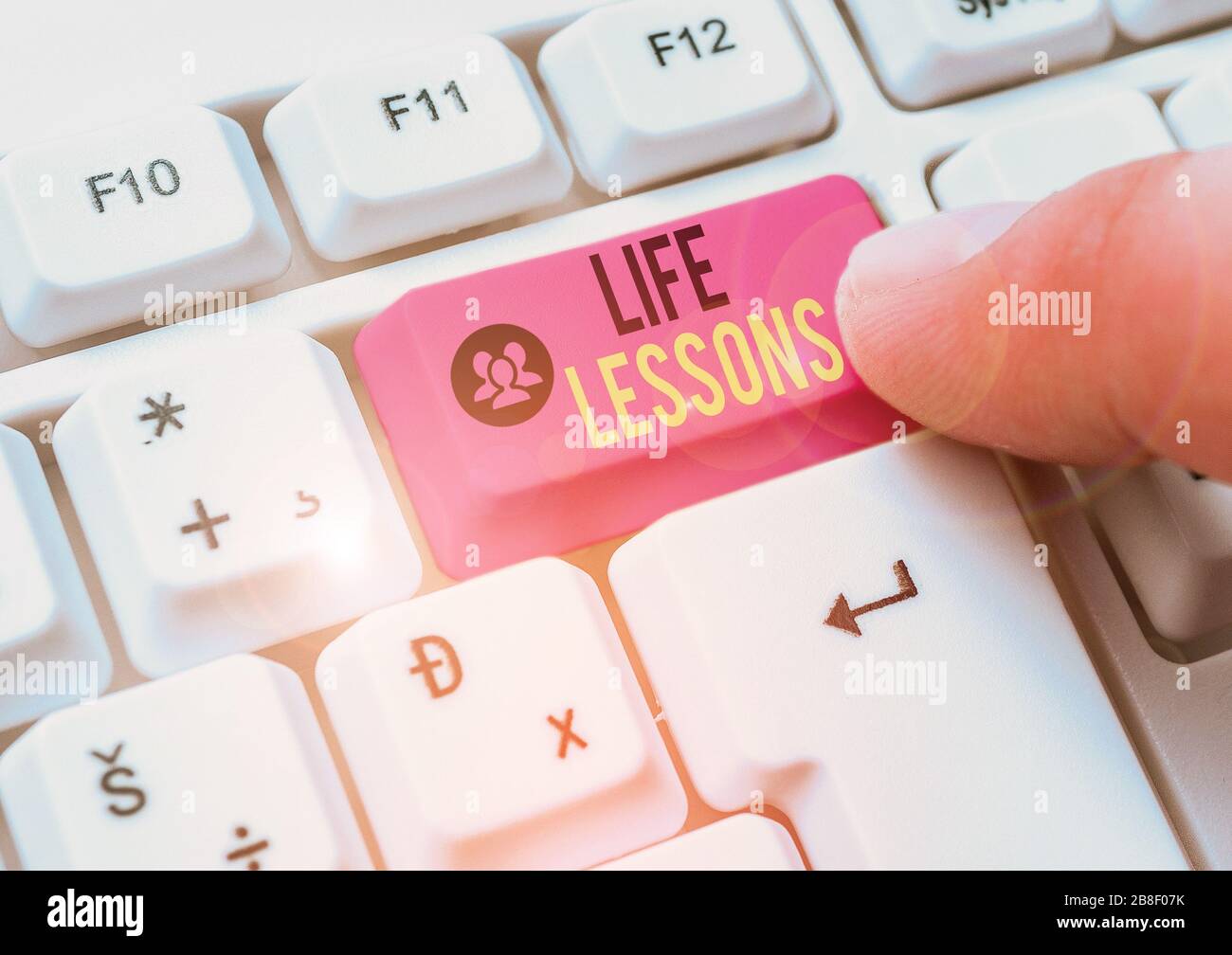 Conceptual hand writing showing Life Lessons. Concept meaning something ...