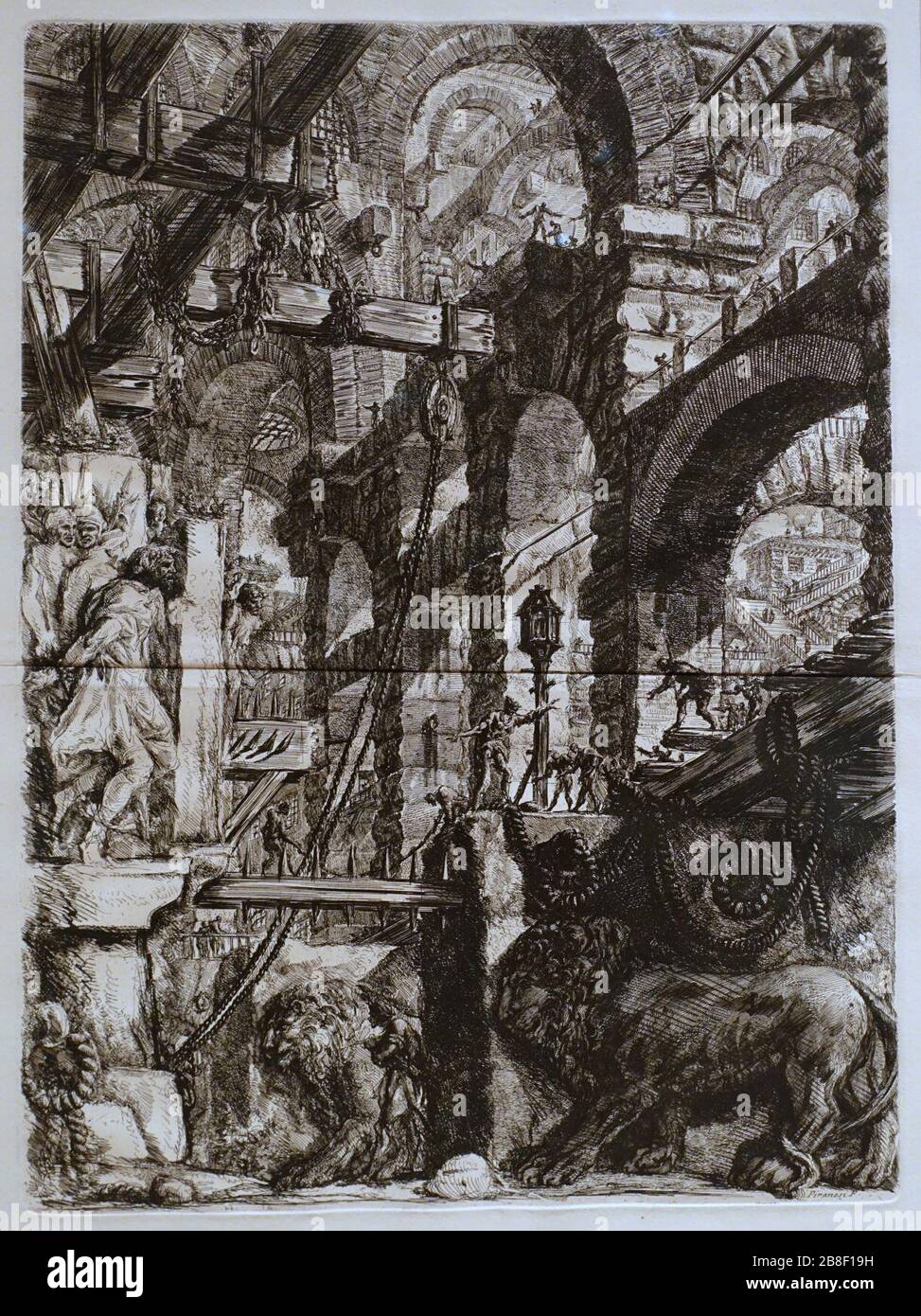 Giovanni Battista Piranesi - Le Carceri d'Invenzione - Second Edition Stock Photo