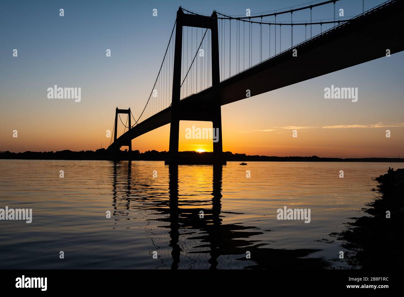 New Little Belt Bridge in Middelfart, Denmark Stock Photo - Alamy