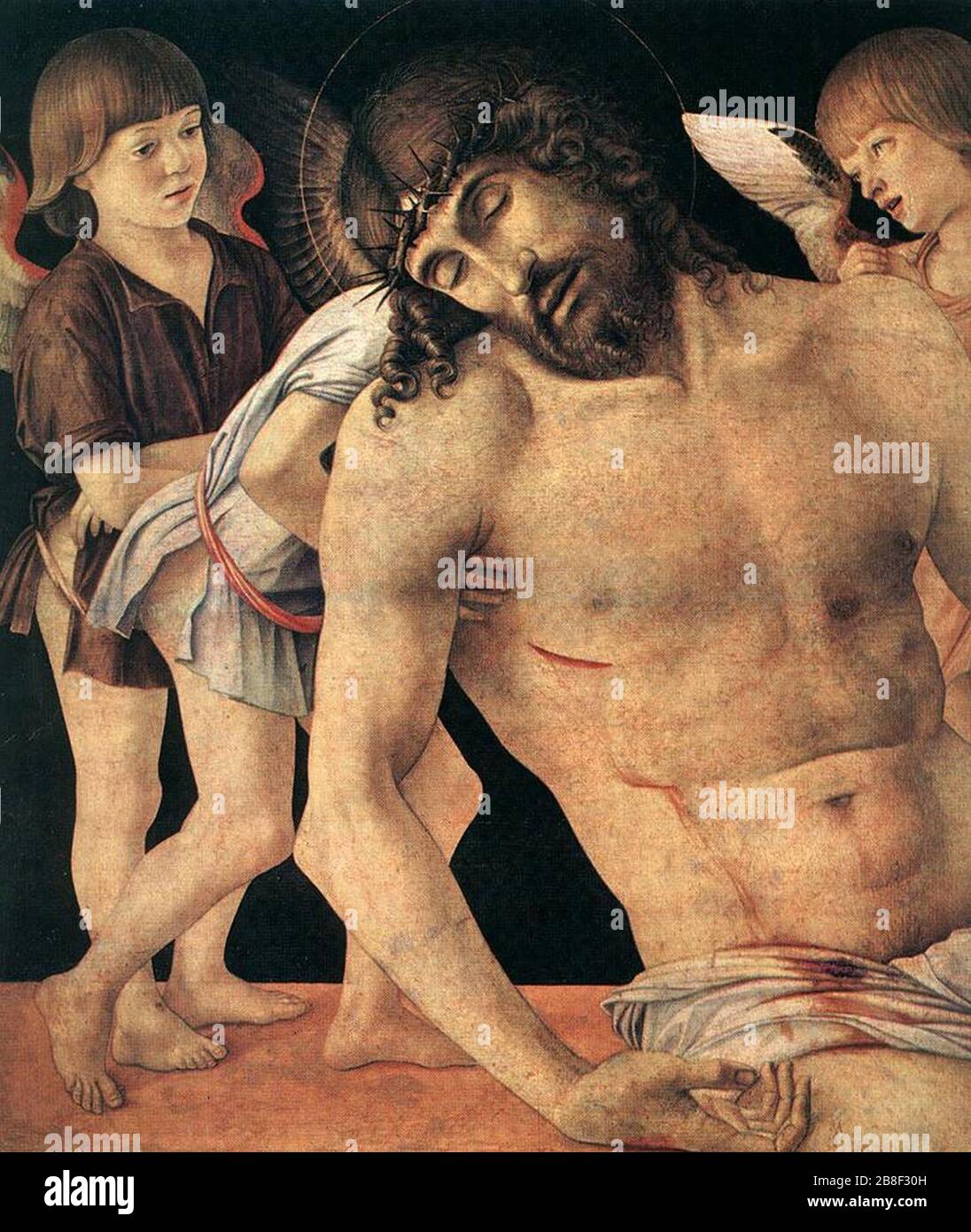 Giovanni Bellini Pieta Detail Stock Photo Alamy