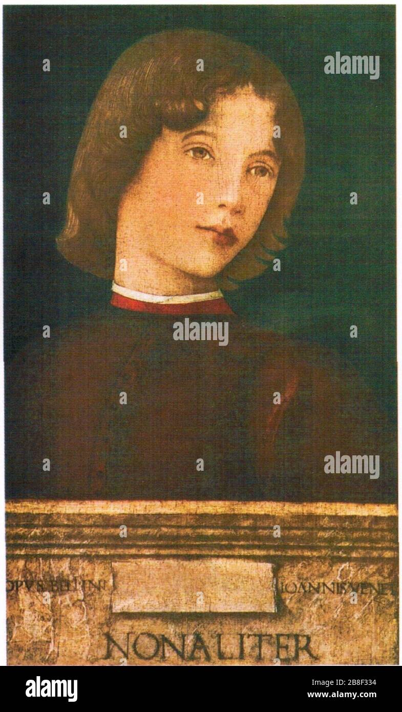 Giovanni Bellini - Ritratto di ragazzo Stock Photo - Alamy