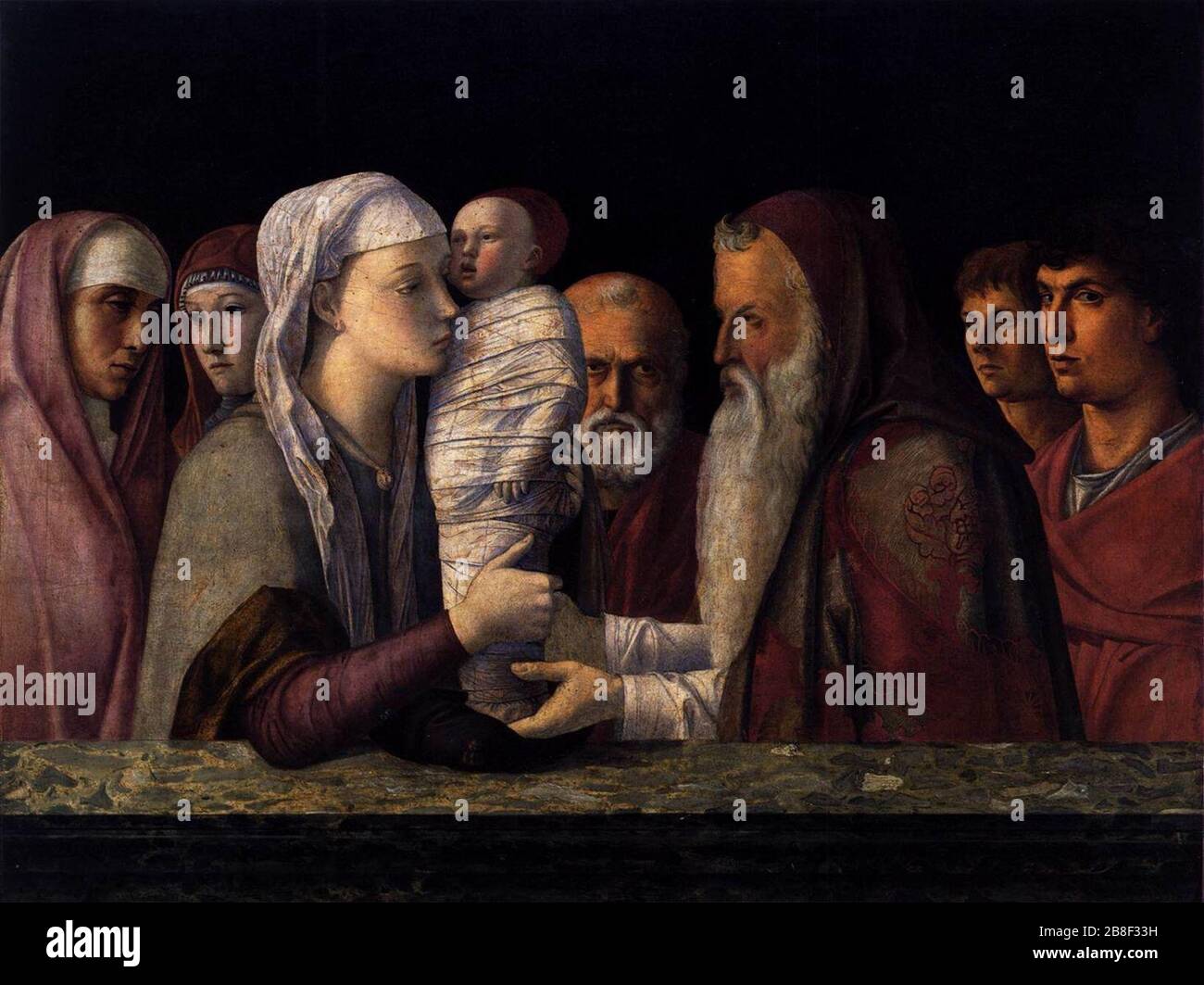 Giovanni Bellini - Presentation at the Temple Stock Photo - Alamy