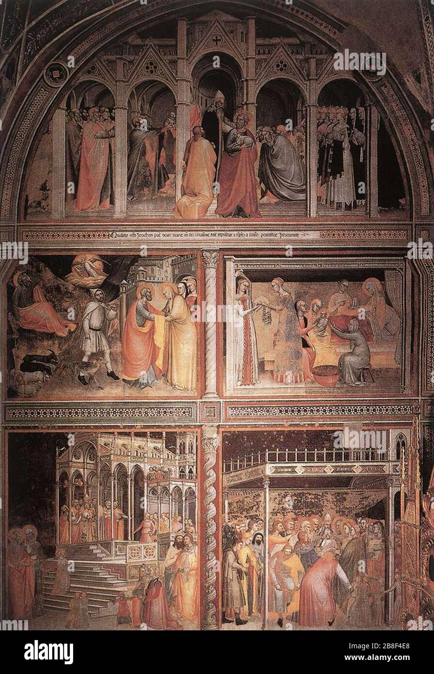 Giovanni da milano, cappella rinuccini 02 Stock Photo Alamy