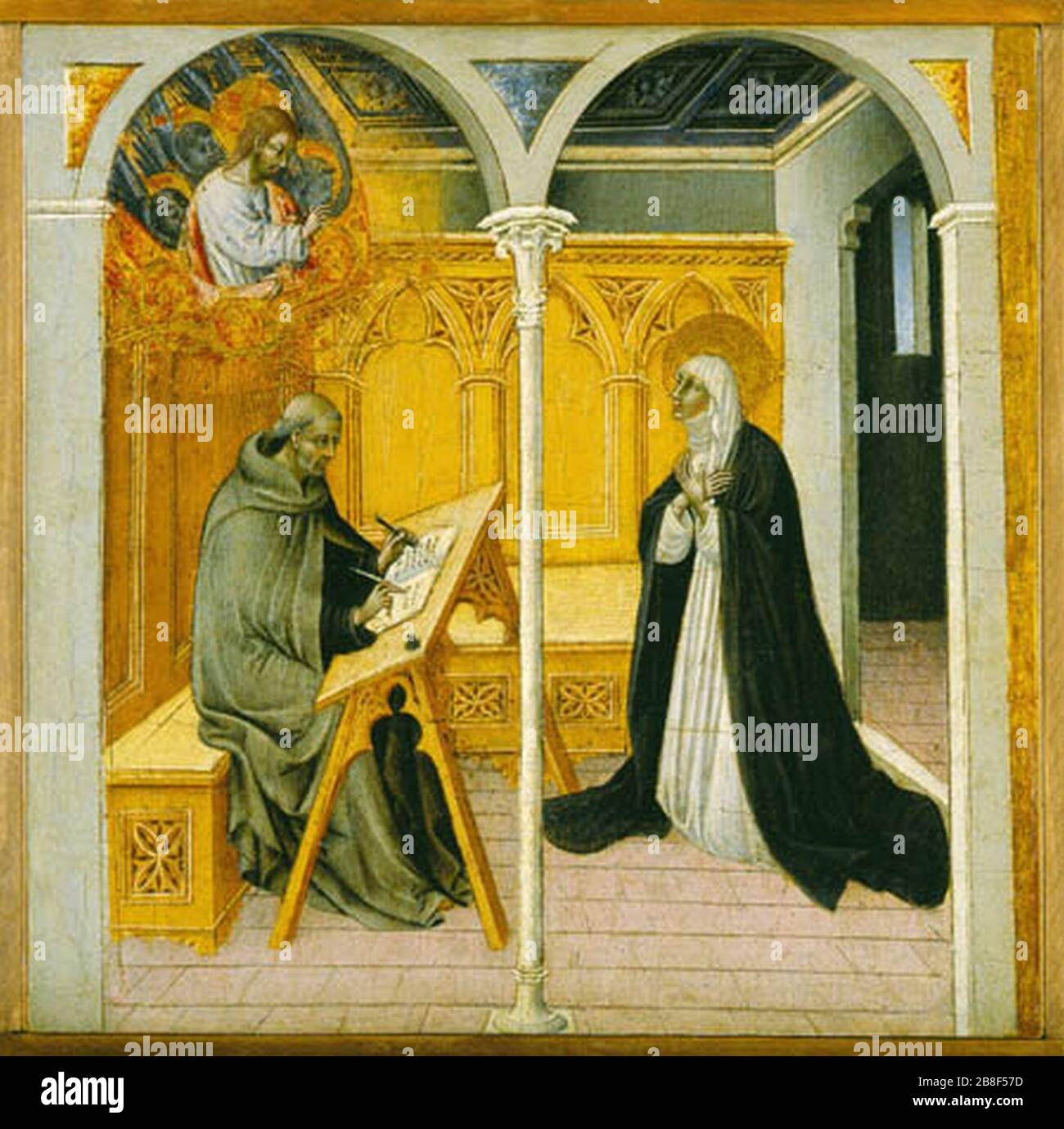 Giovanni di Paolo Saint Catherine of Siena Dictating Her Dialogues ...