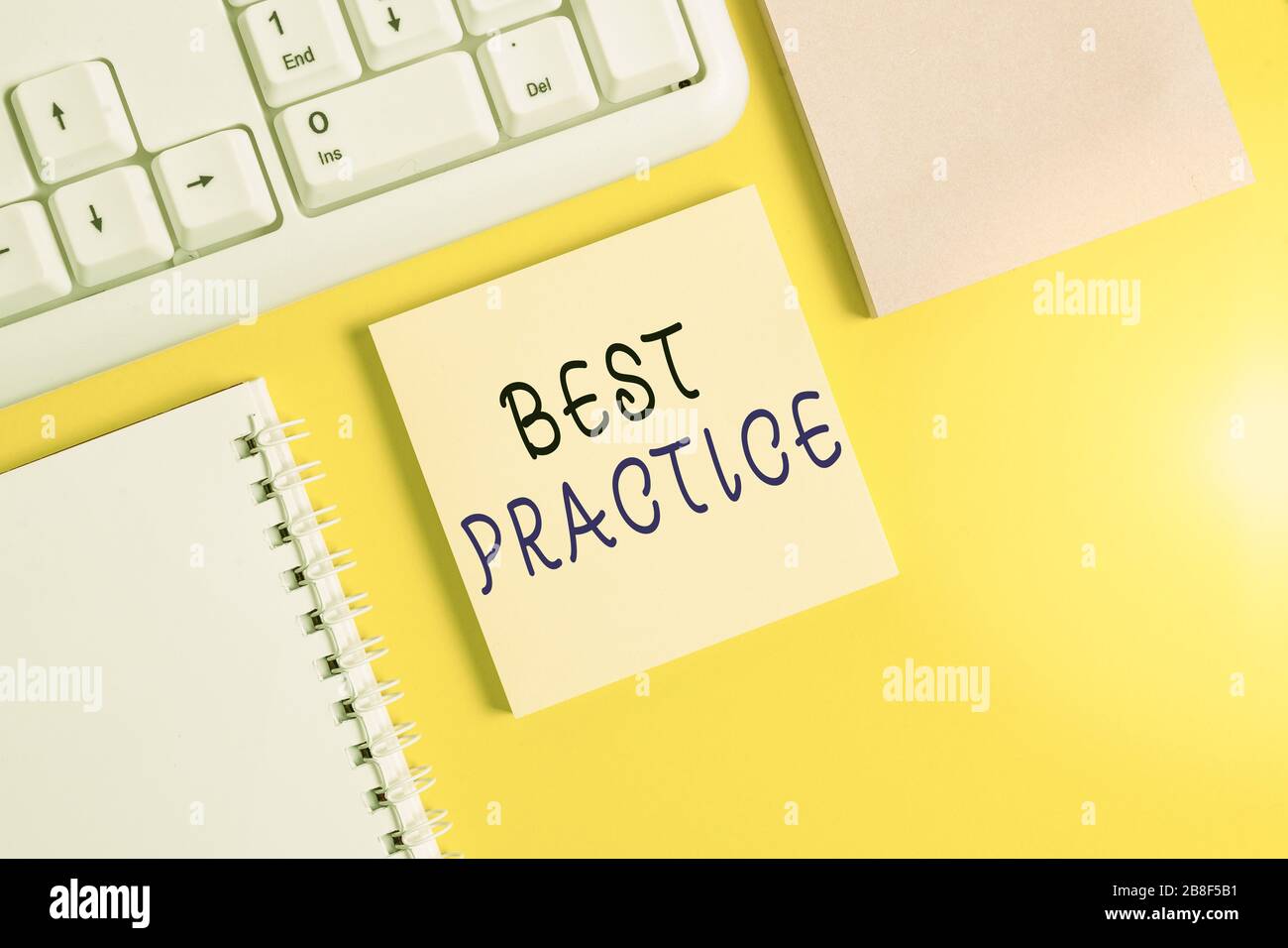 Writing note showing Best Practice. Business concept for commercial ...