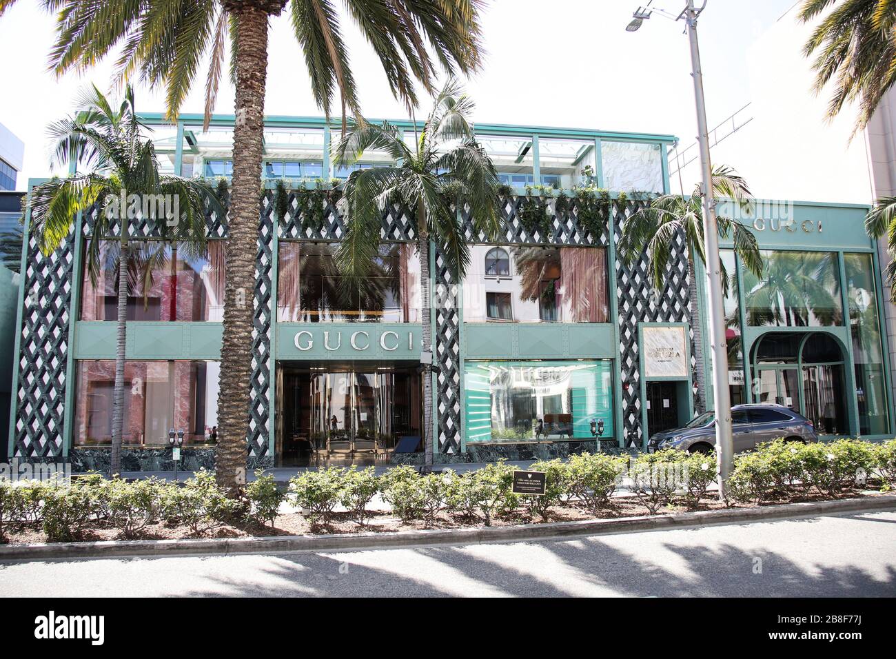 A boarded up Gucci Ltd. store stands on Rodeo Drive after protests in  News Photo - Getty Images