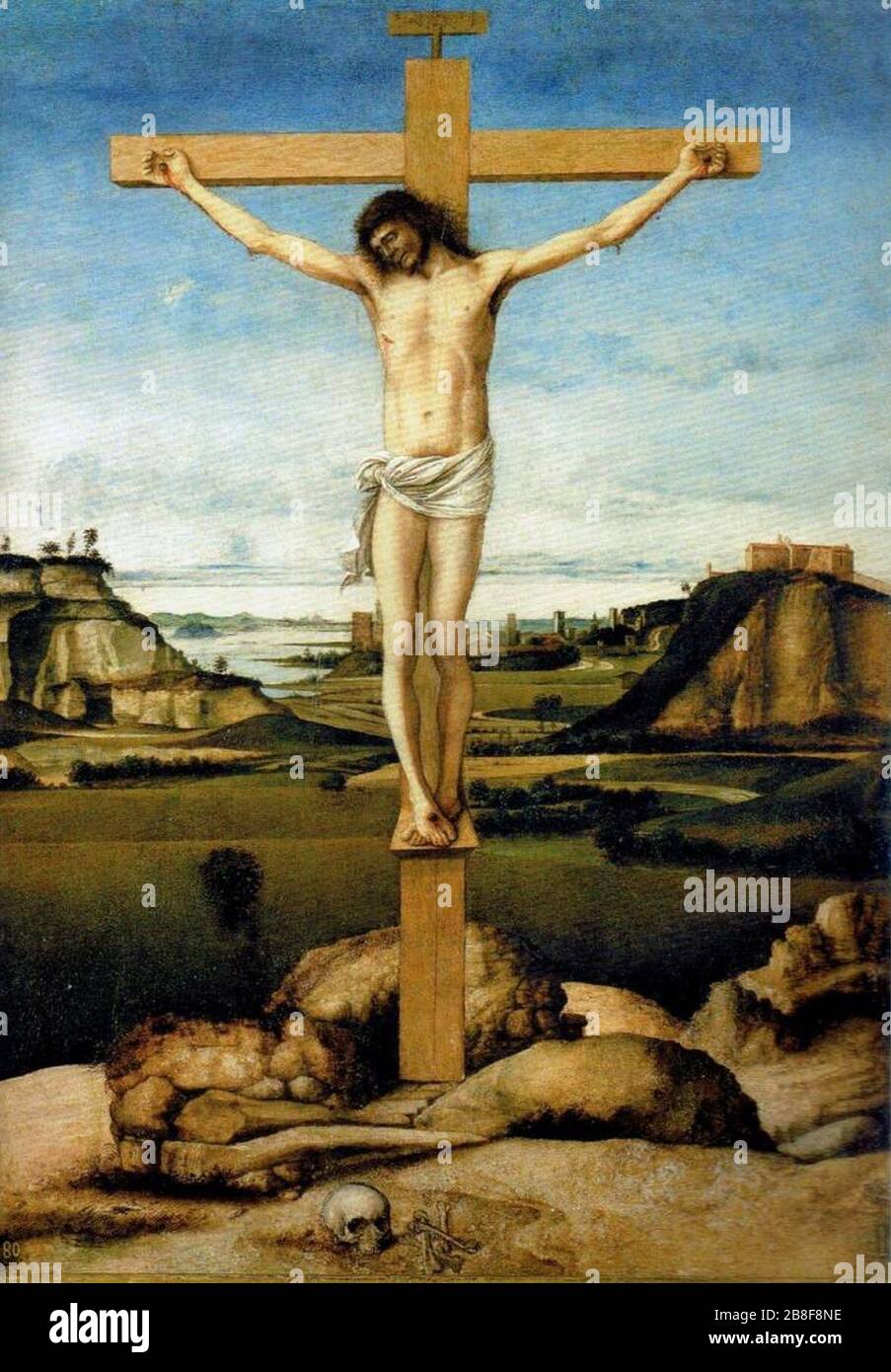 Giovanni-bellini-crucifixion-ca-1475. Stock Photo
