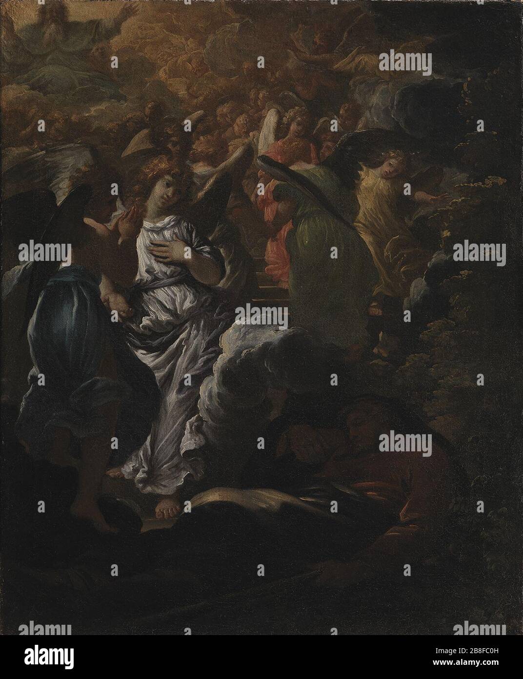 Girolamo Troppa The Dream of Jacob Stock Photo Alamy