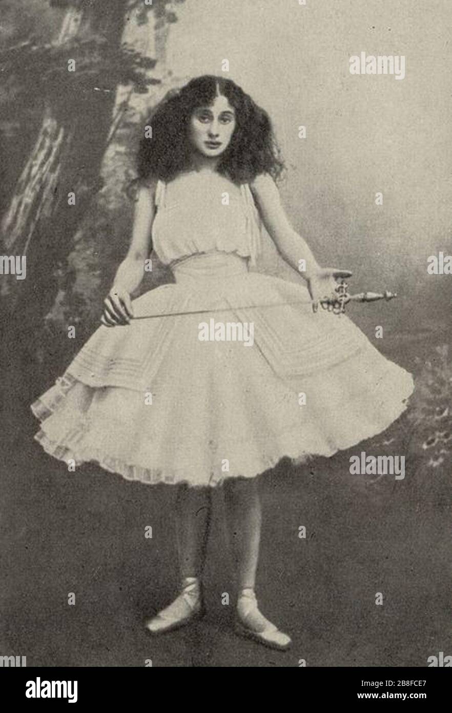 Giselle - Anna Pavlova,1903. Stock Photo