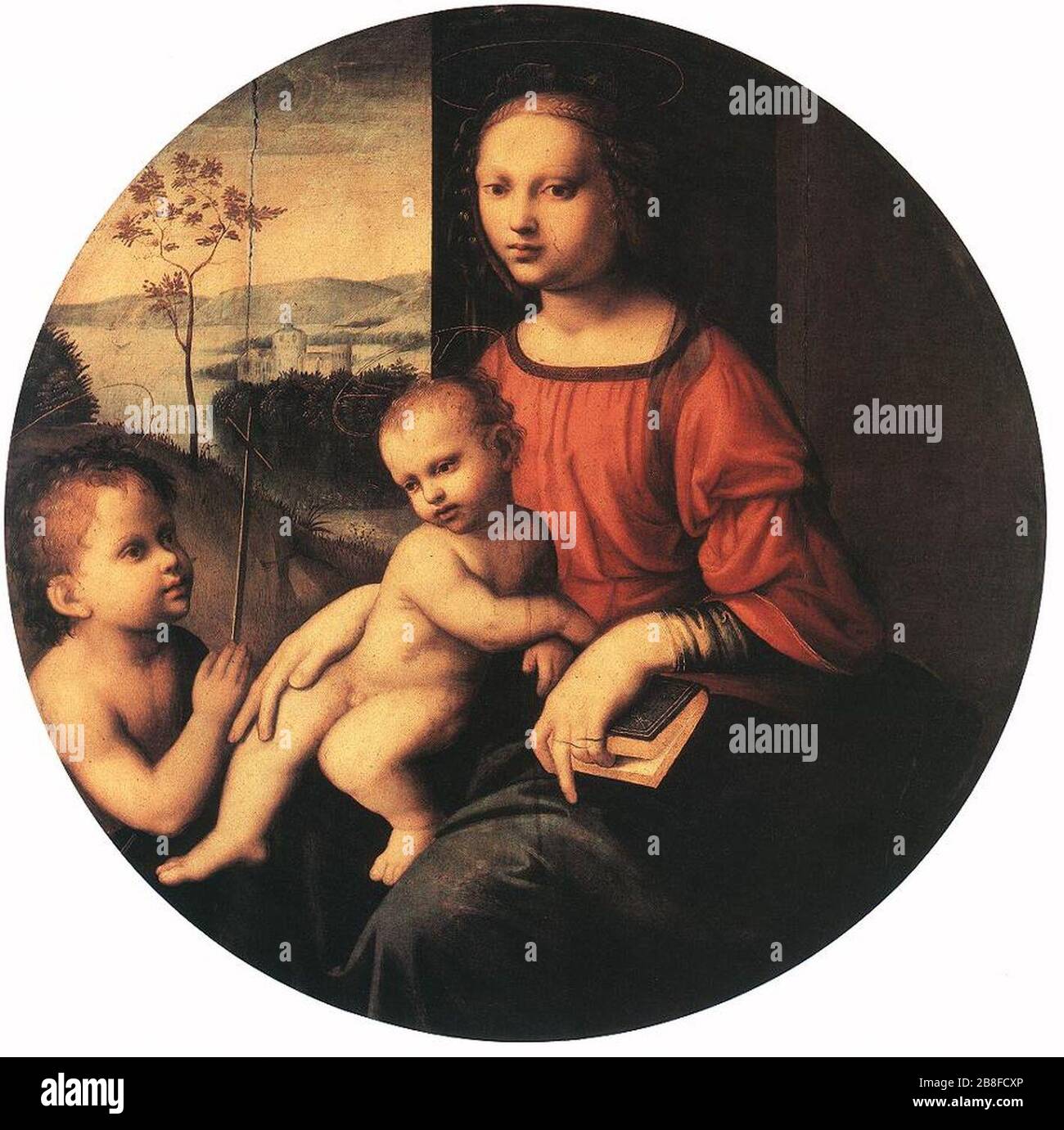 Giuliano Bugiardini - Virgin and Child with the Infant St John the ...